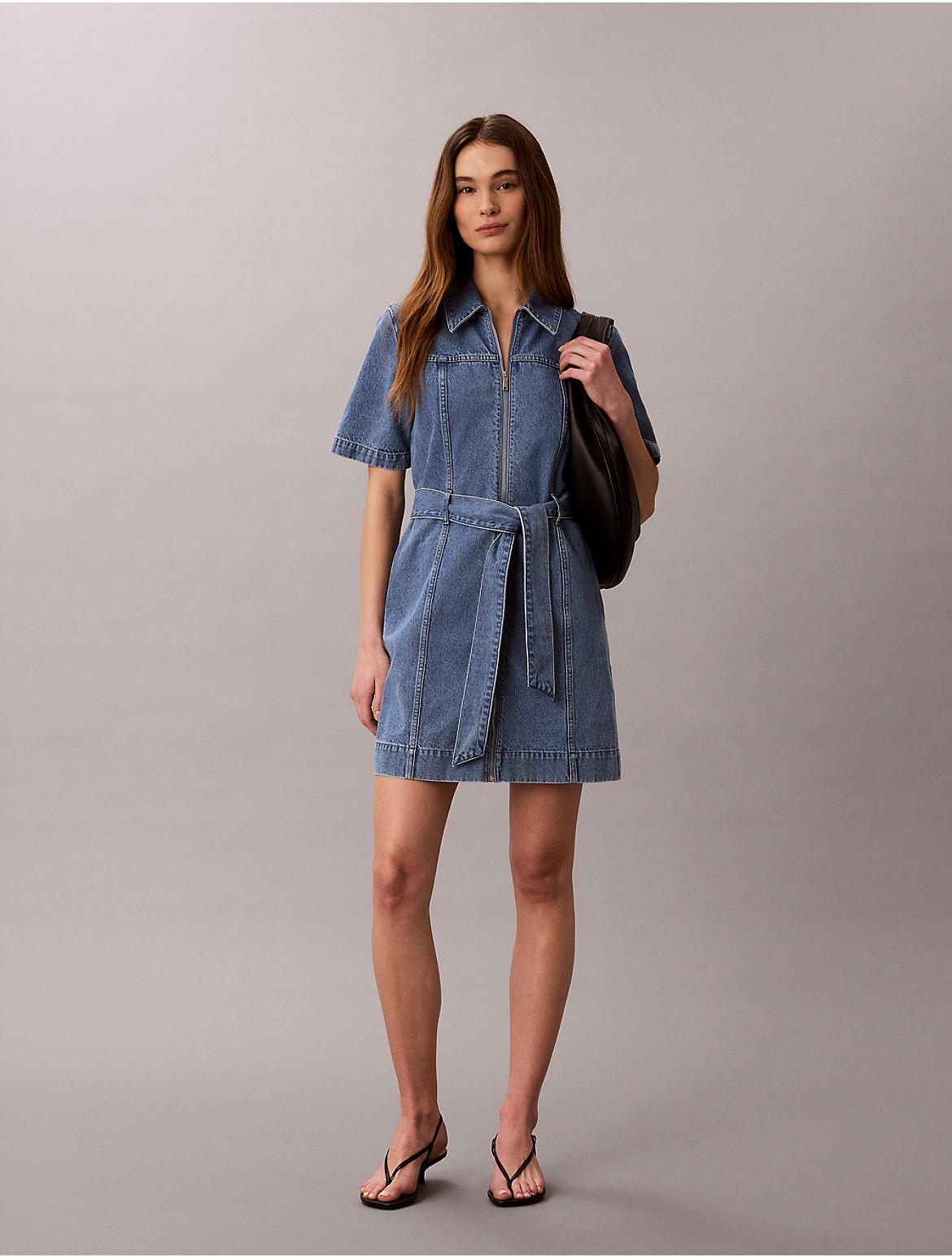 Calvin Klein Denim Dresses for Women | Lyst Calvin Klein Denim Dresses for Women | Lyst