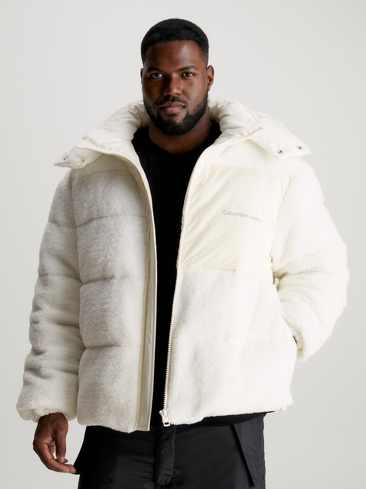 Calvin klein hooded puffer coat cheap