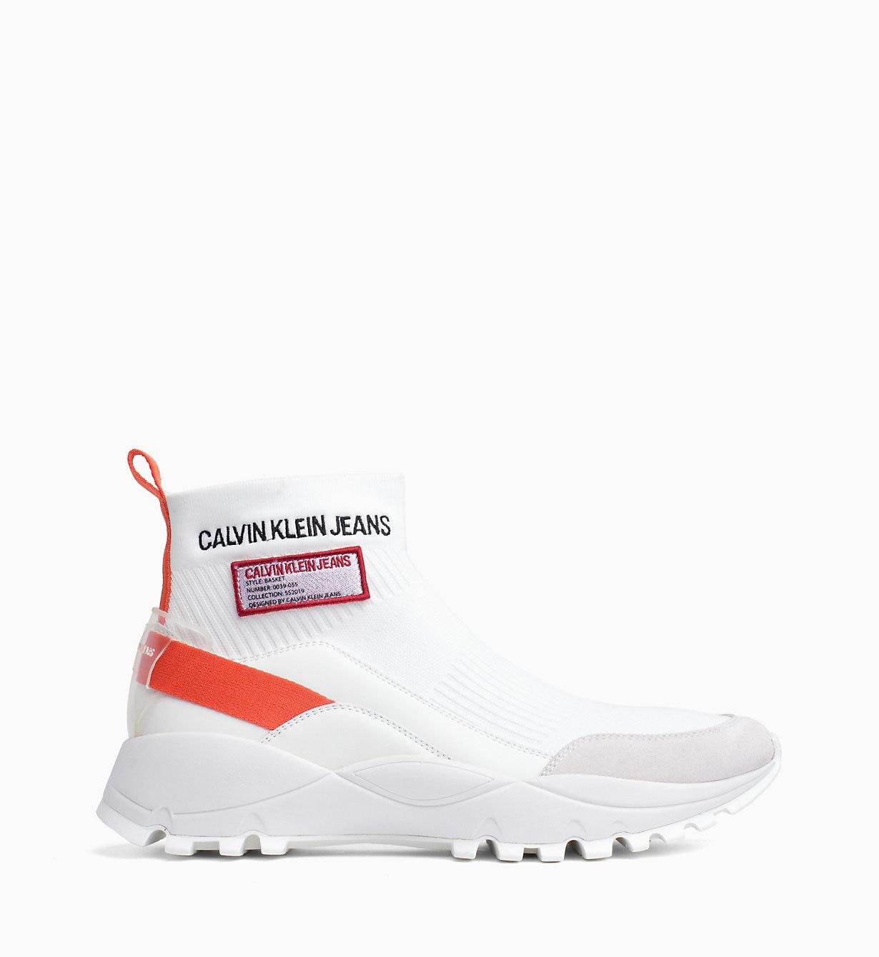 calvin klein knit high tops