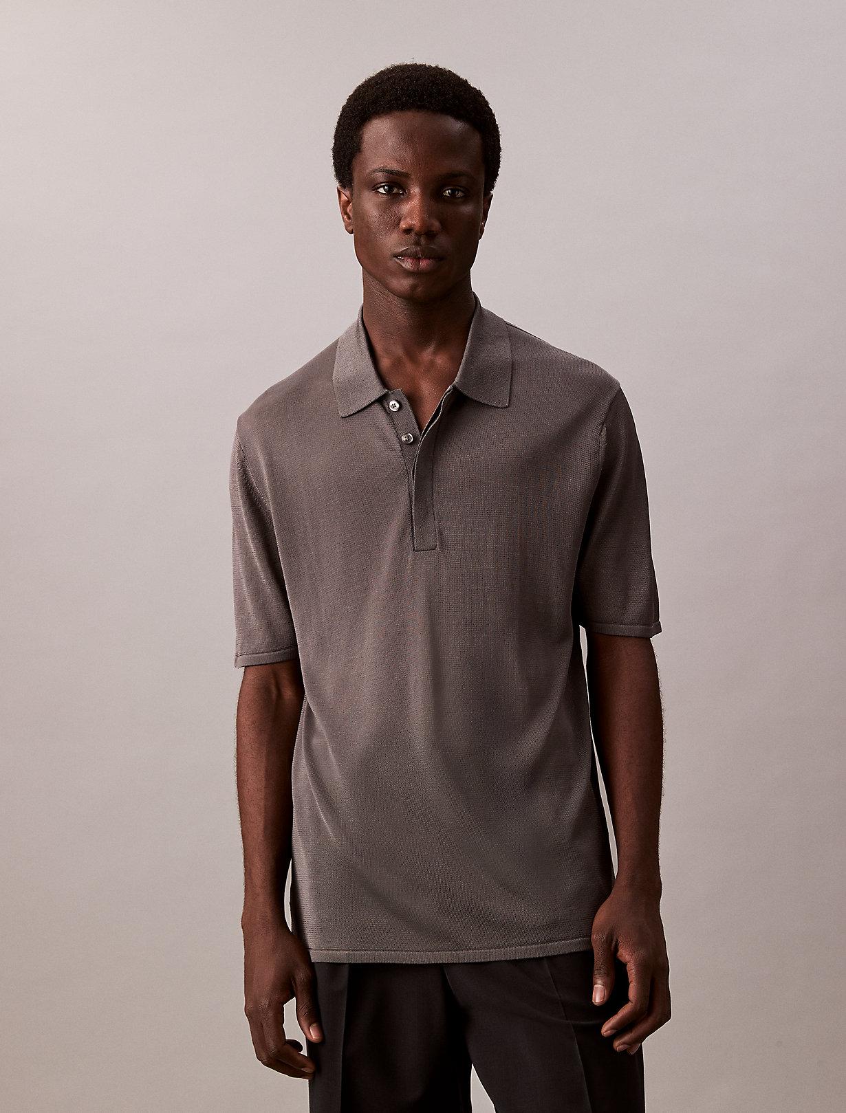 Calvin Klein Camicia Collo Cubano Polo Calvin Klein Da Uomo Sconto