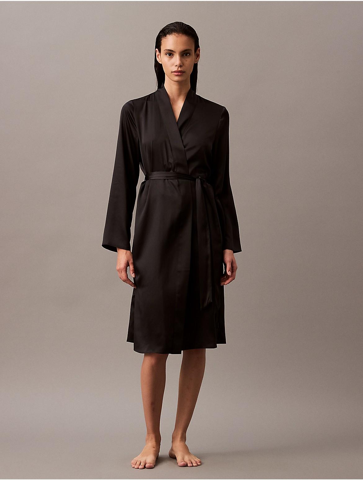 knee length dresses for ladies Calvin Klein Womens Rayon Twill Button Dress – ShopCGX main image 1