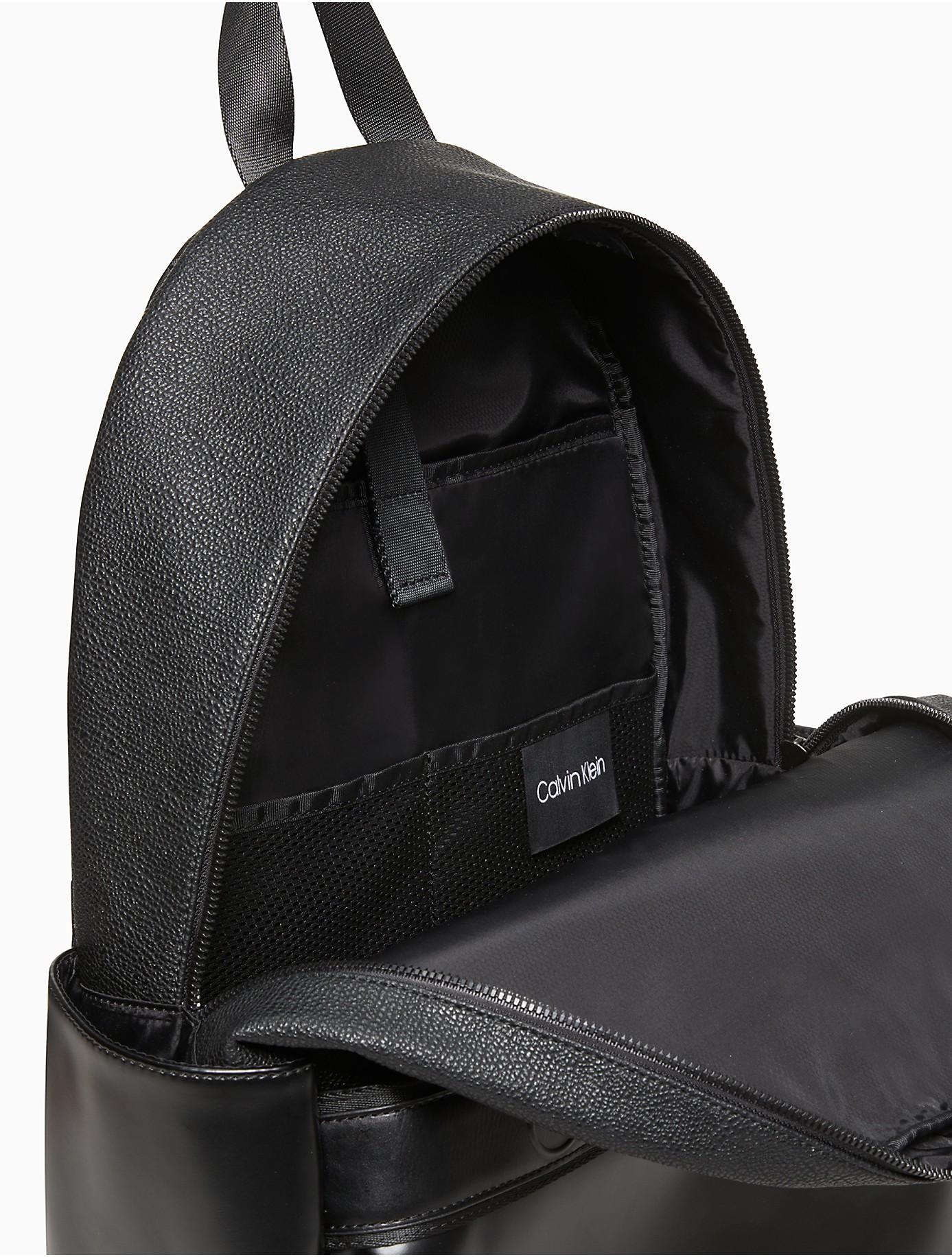 Calvin Klein Bartley Micro Texture Campus Backpack in Black for 