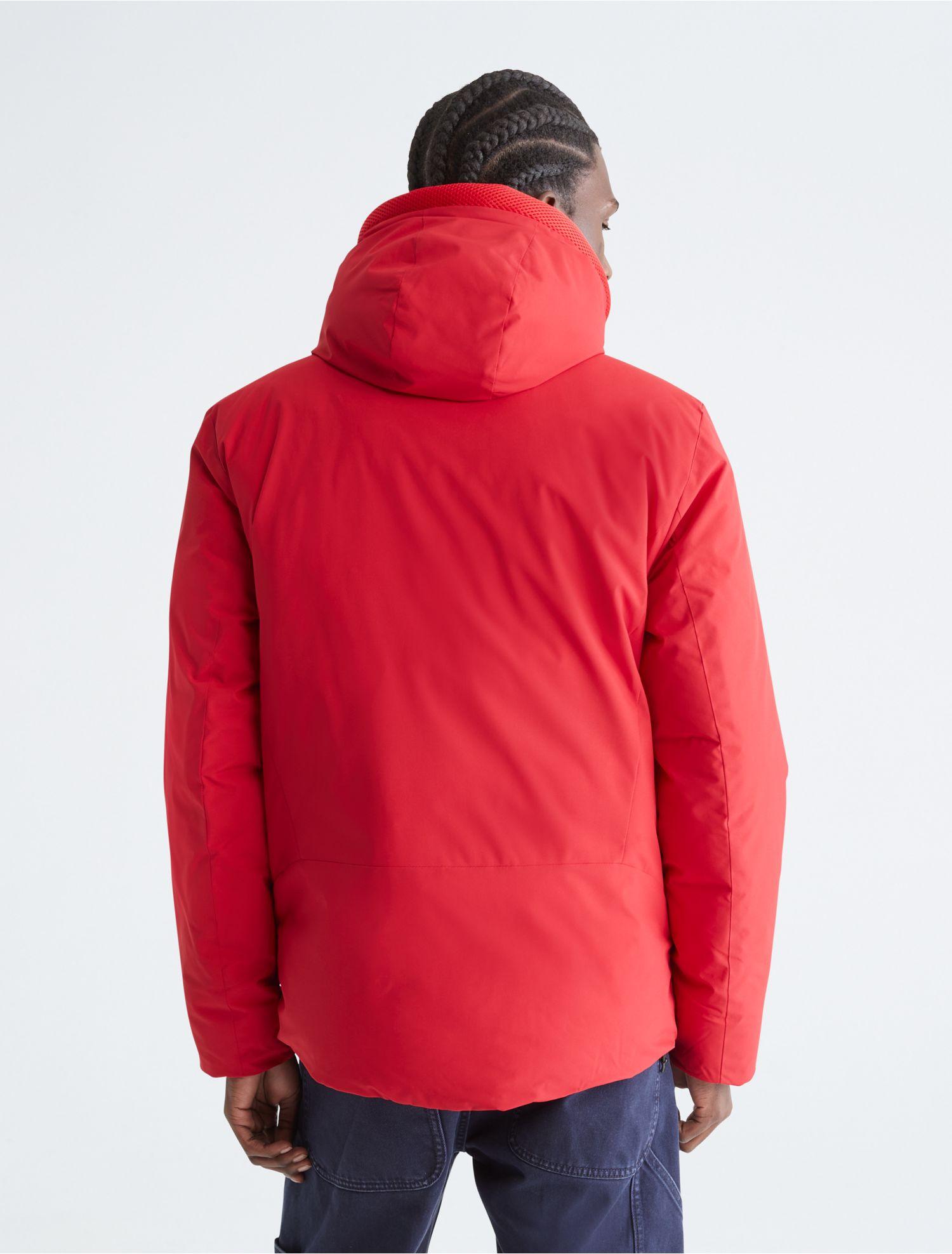 Buurt Effectief bestuurder Calvin Klein Performance Stretch Lightweight Jacket in Red for Men | Lyst