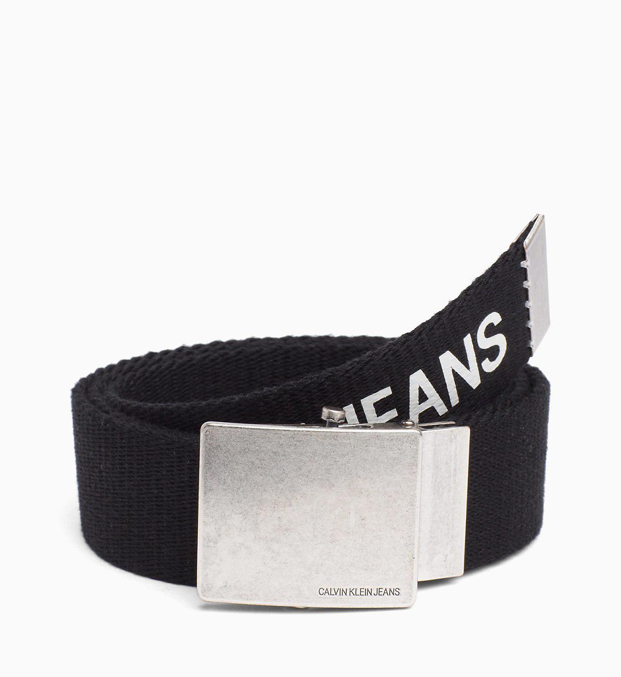 calvin klein webbing belt