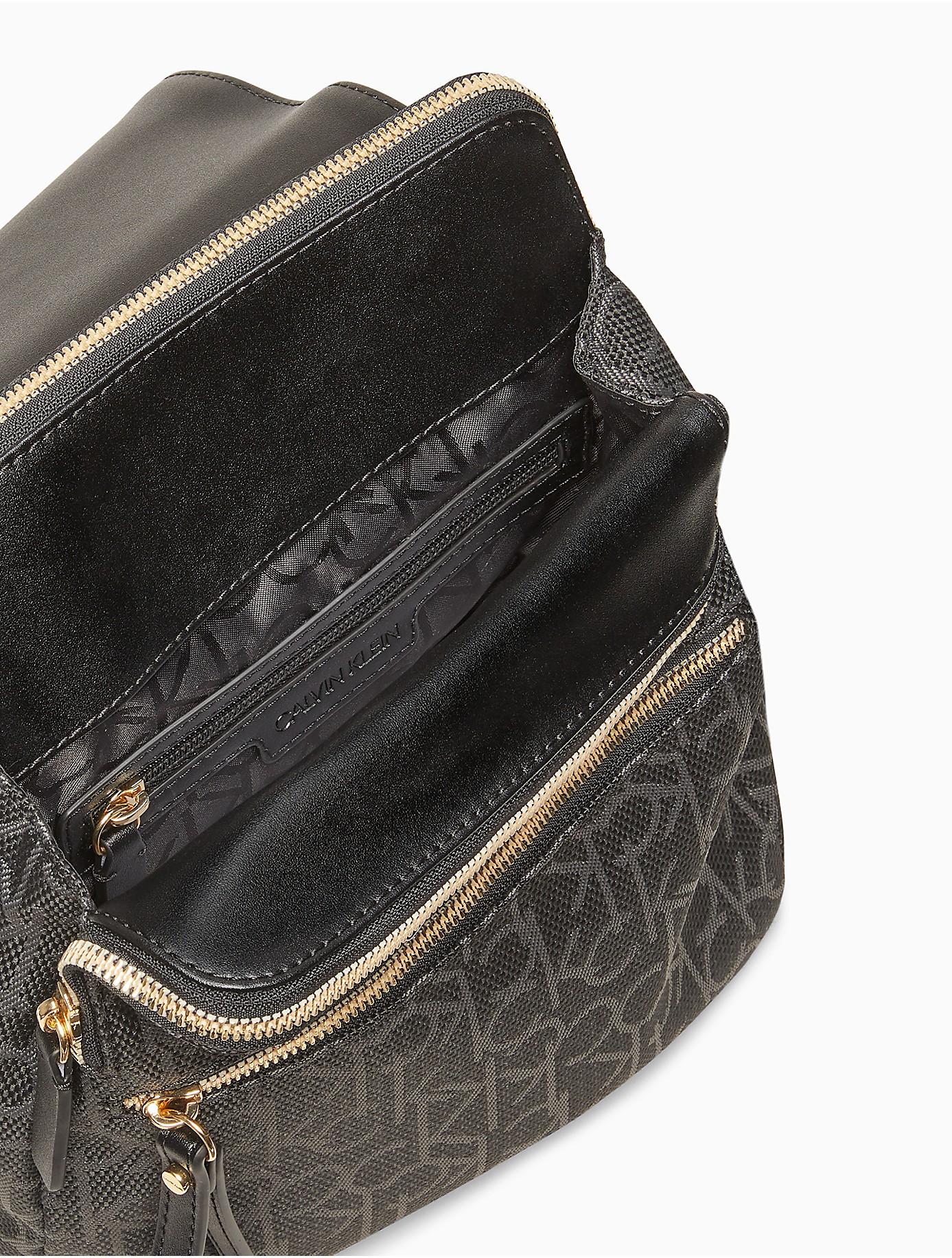 Calvin Klein Reyna Signature Key Item Flap Backpack | islamiyyat.com