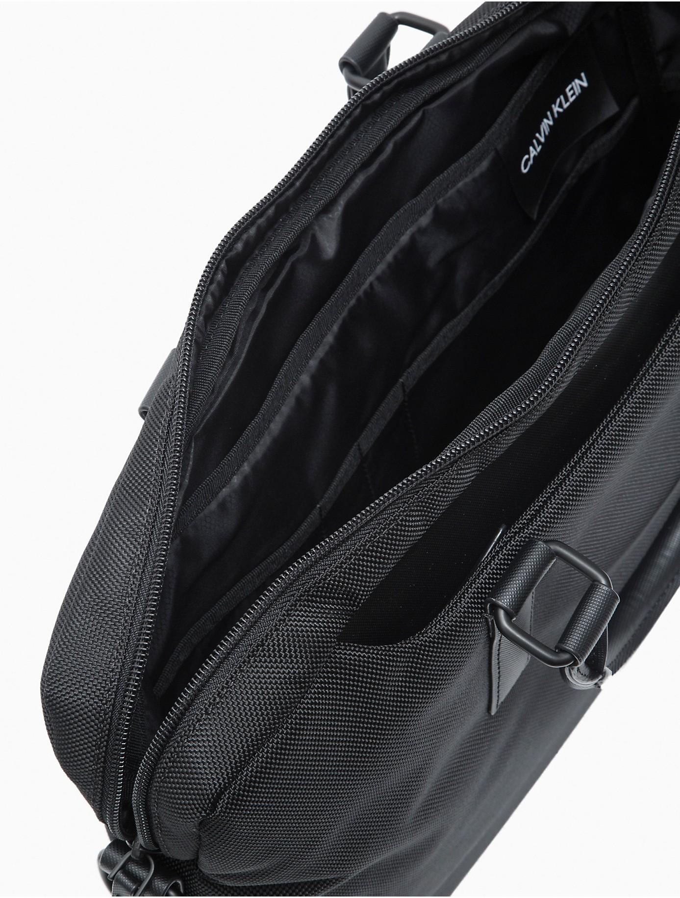 Calvin Klein Synthetic Ballistic Nylon Slim Briefcase in Black for Men