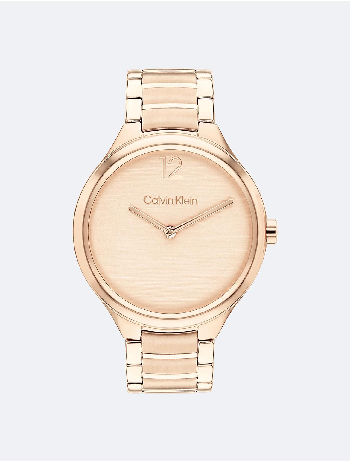 Calvin Klein Minimal Link Bracelet Watch in Natural Lyst