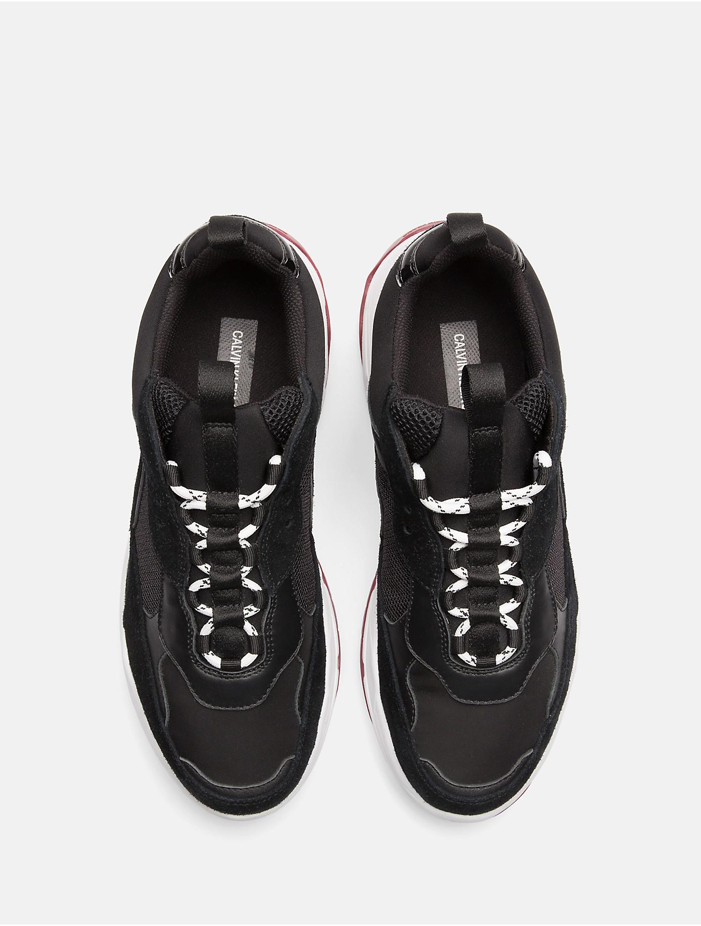 Calvin Klein Marvin Logo Sneaker in Black for Men | Lyst