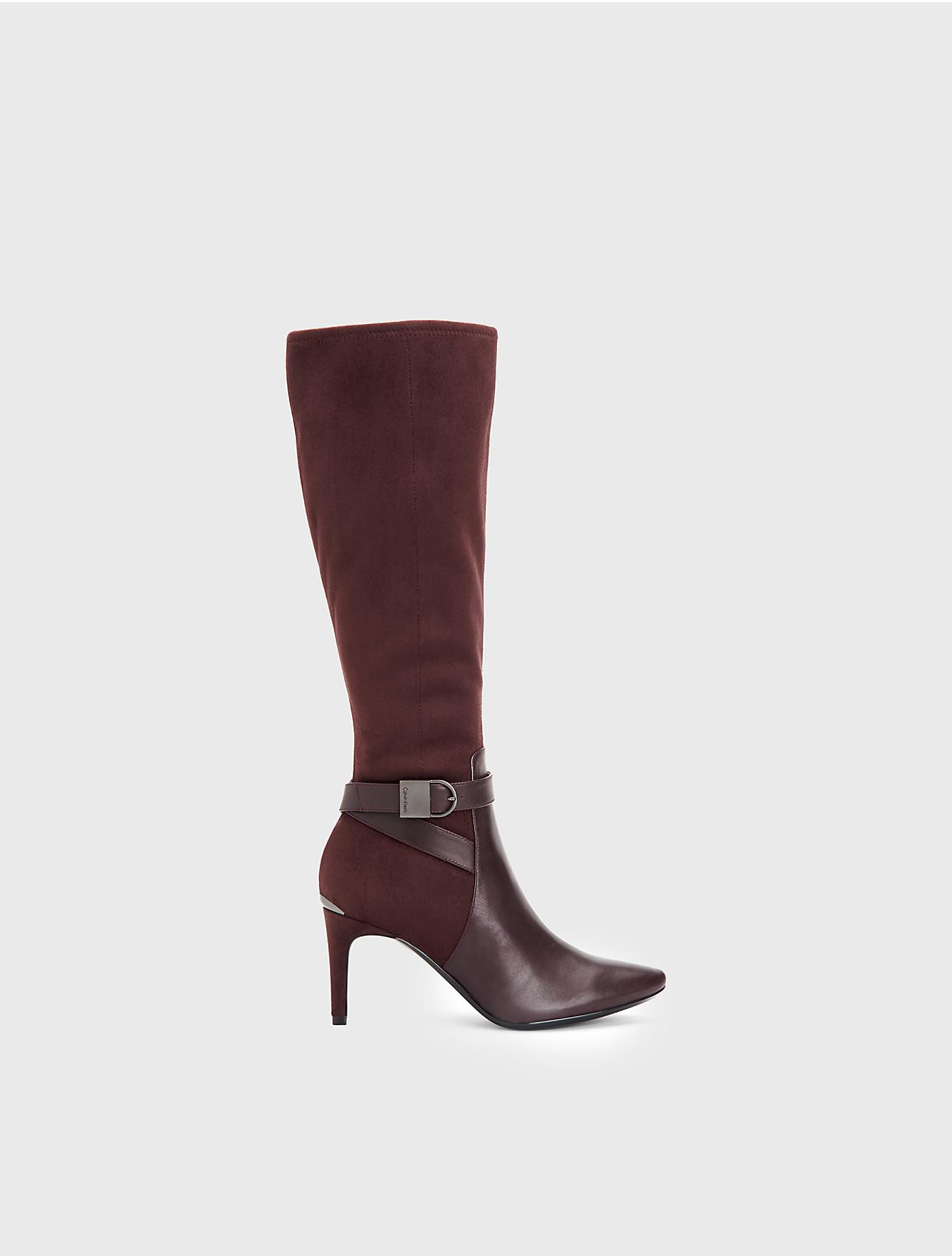 calvin klein jemamine tall dress boots