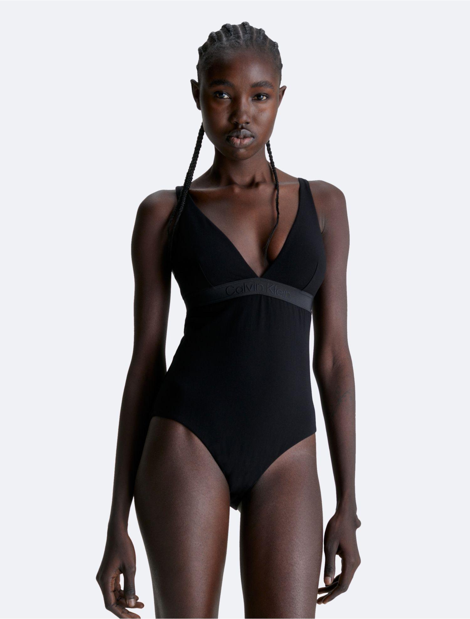 Calvin Klein Swimwear ONE PIECE - Swimsuit - black - Zalando.de