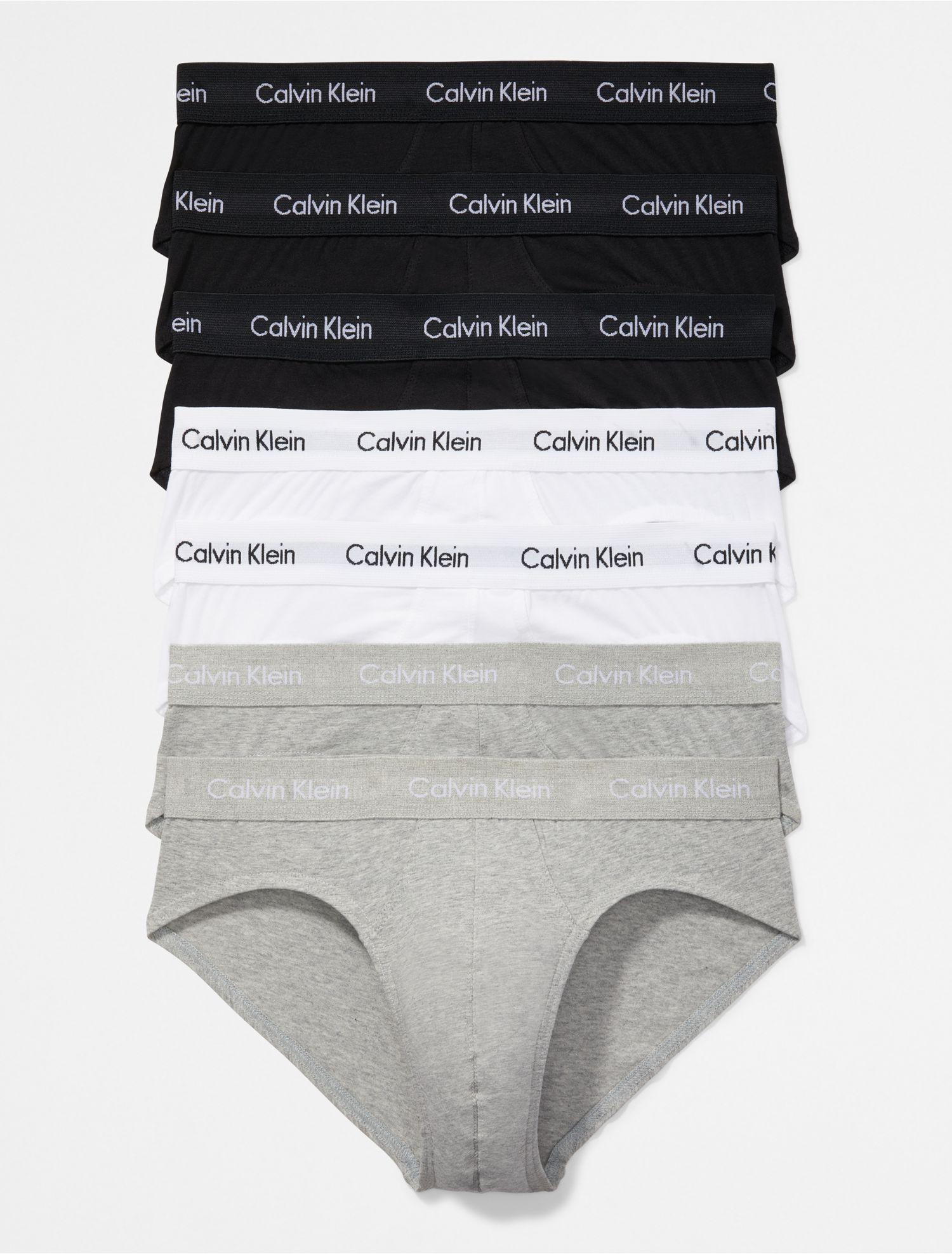 Calvin Klein Cotton Stretch 7-pack Hip Brief for Men | Lyst