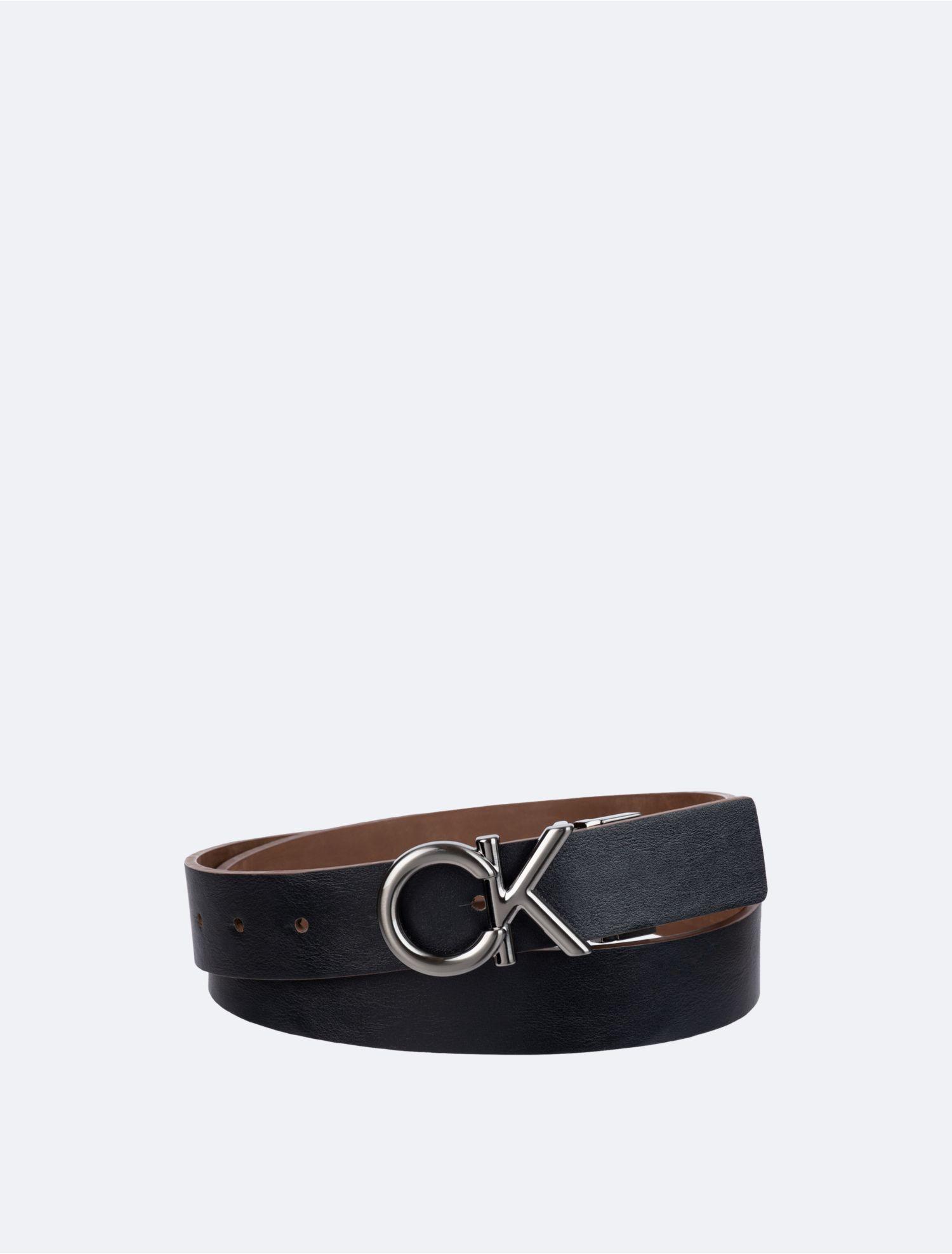 Congac Reversible Wide Bonded Leather Belt