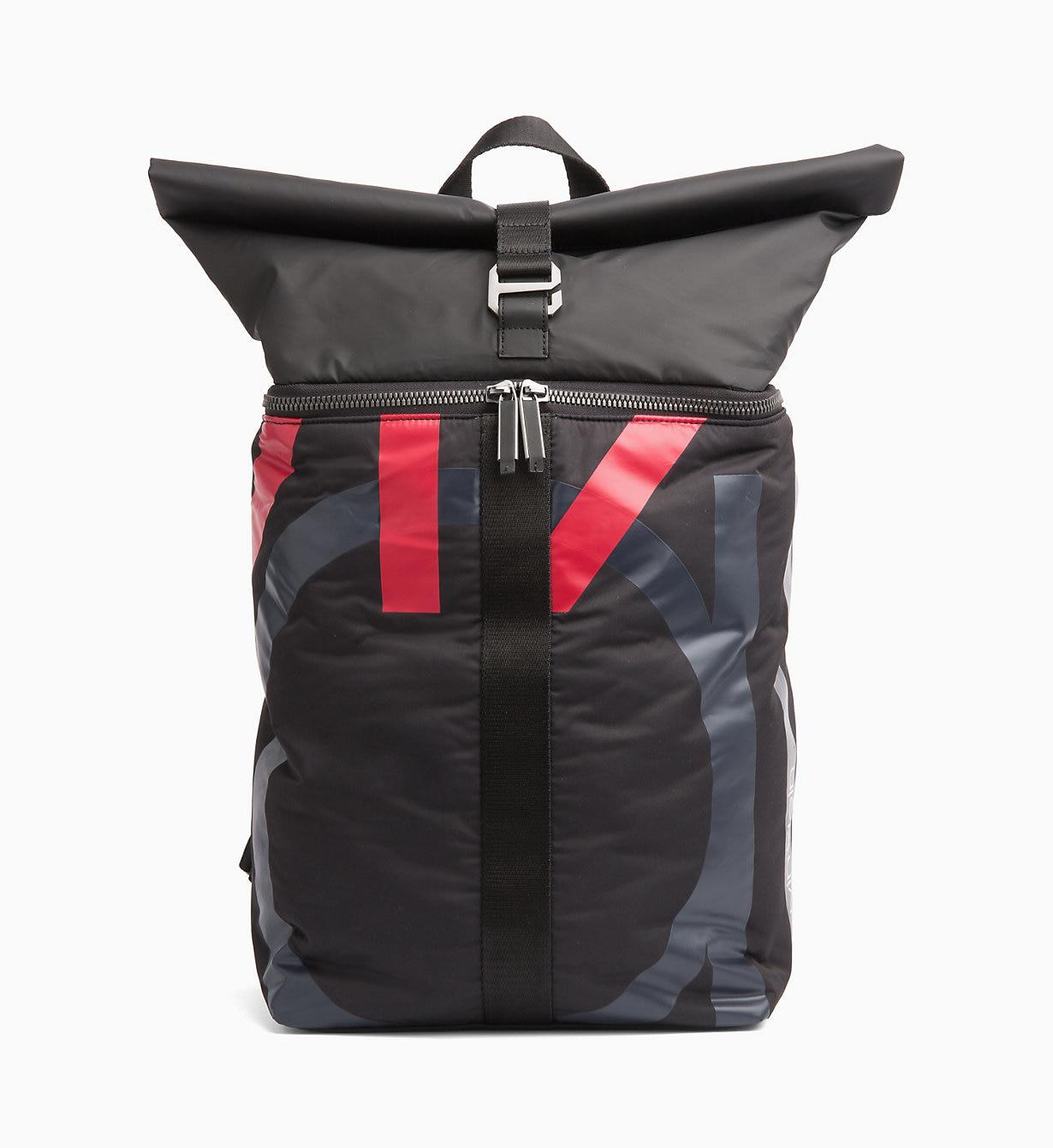 calvin klein roll top backpack
