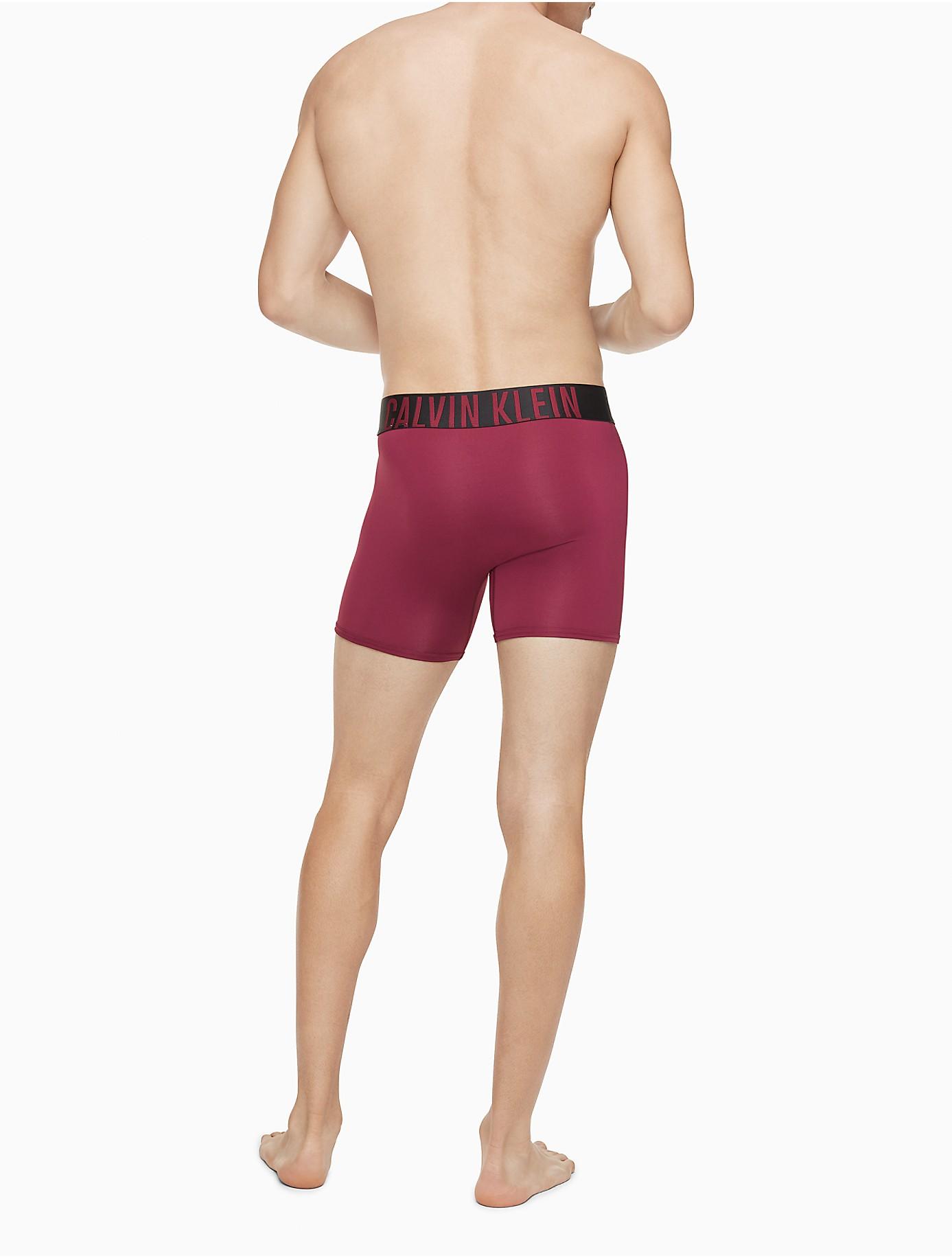 Calvin Klein Synthetic Intense Power Micro Boxer Brief in Red/ Orange/ Grey  (Red) for Men - Lyst