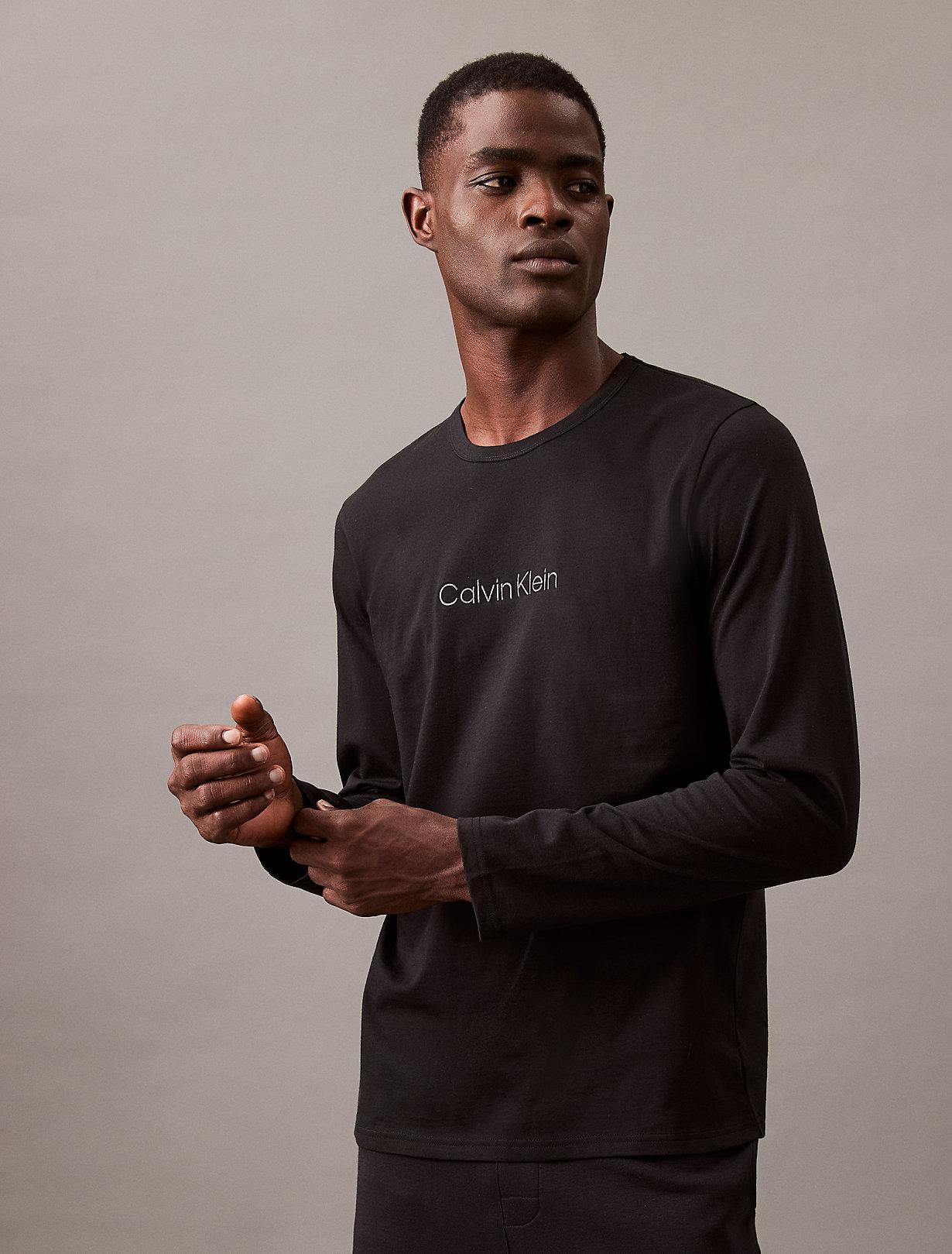 Calvin Klein Long Sleeve Lounge T Shirt in Brown for Men Lyst UK