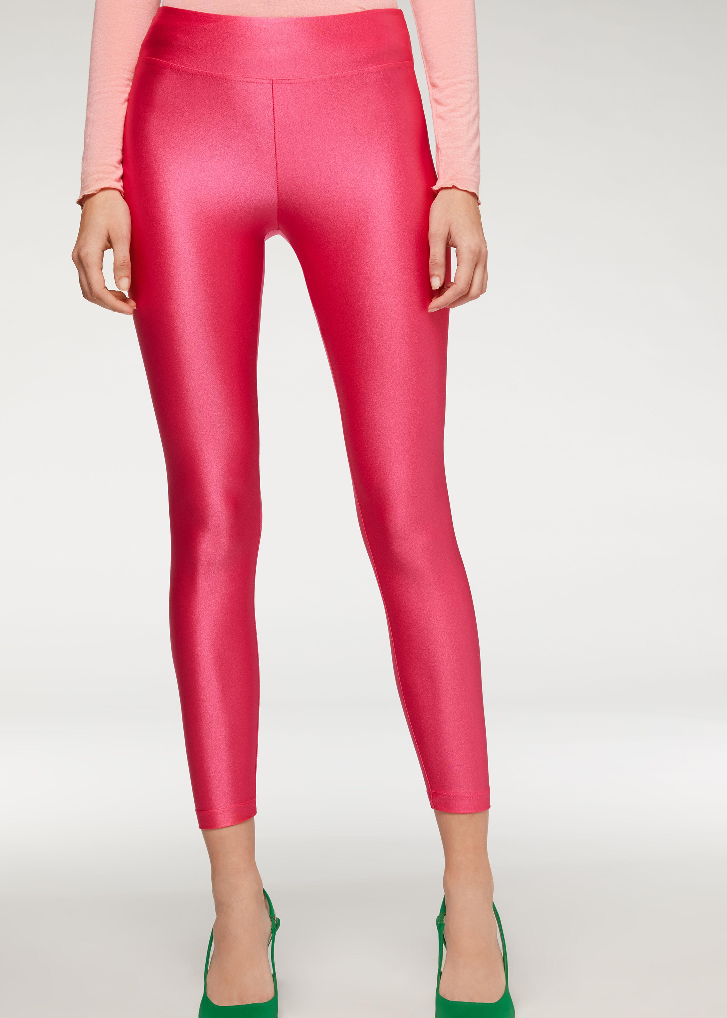 Calzedonia Super Shiny Leggings in Pink | Lyst UK
