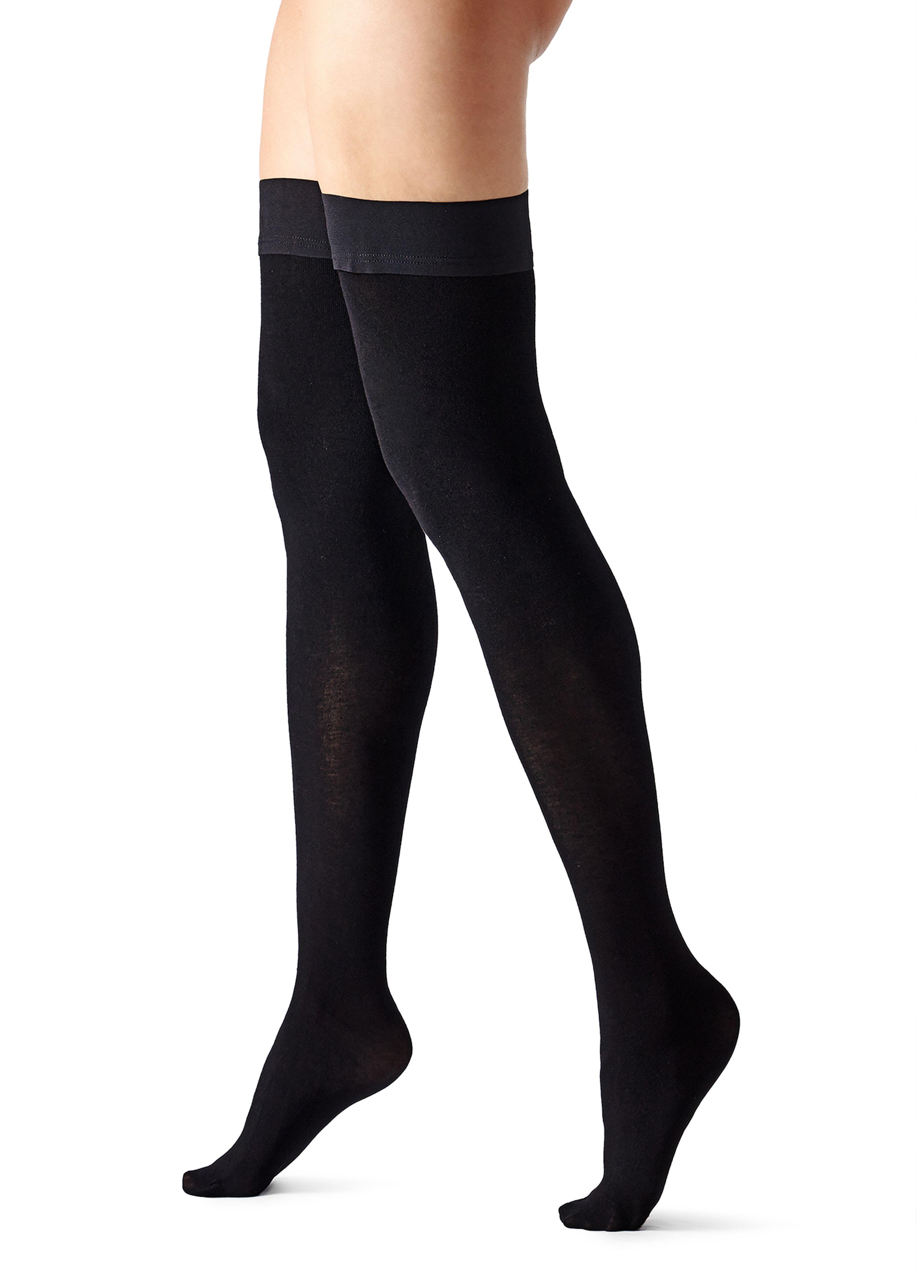 Autoreggenti cashmere di Calzedonia in Nero | Lyst
