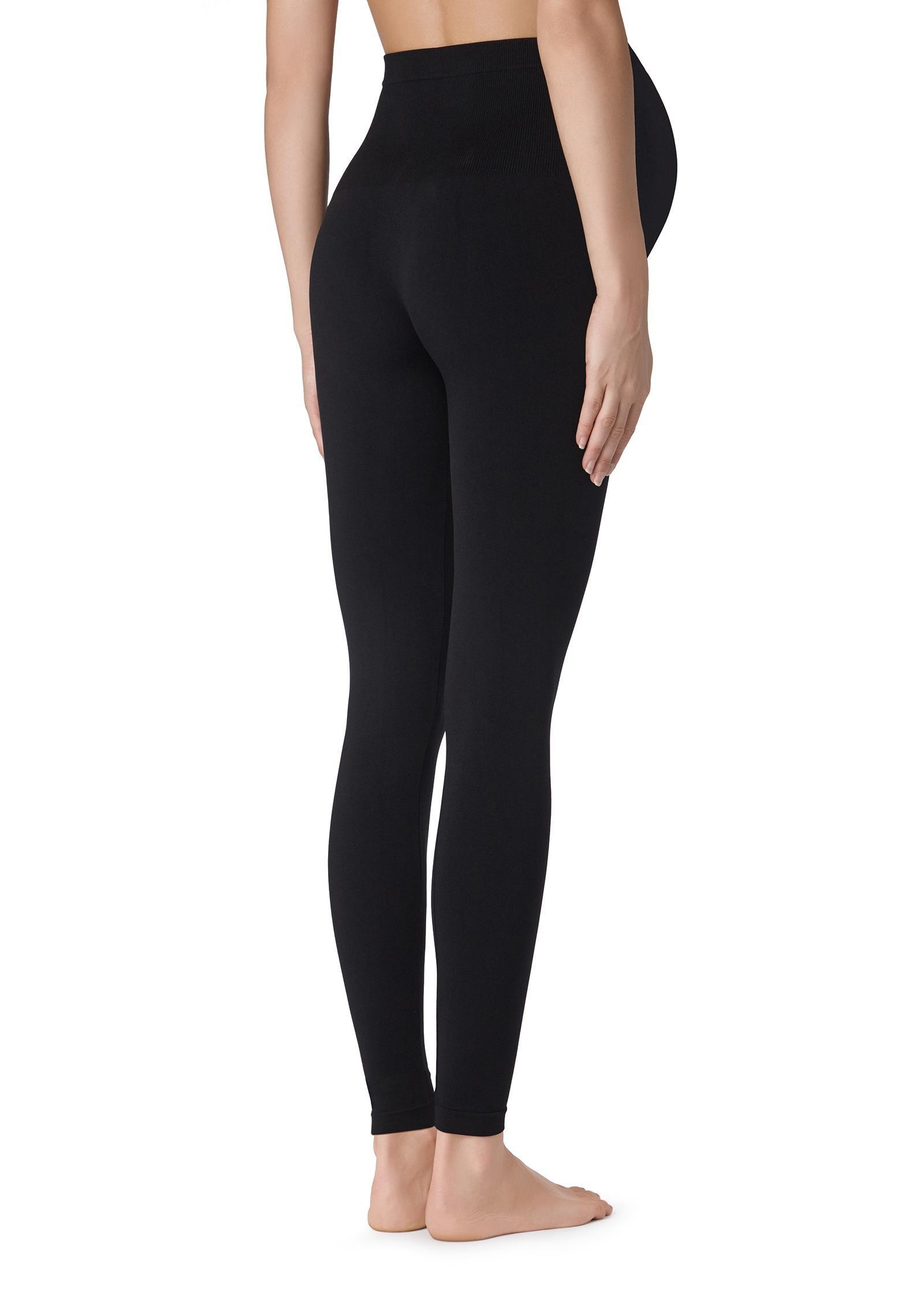 Maternity Belly Support Seamless Footless Tights - Isabel Maternity by  Ingrid & Isabel™ Black S/M