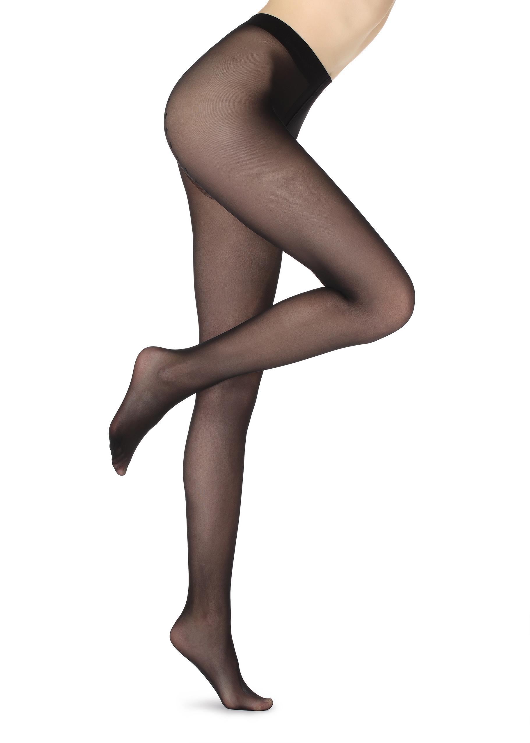 black back seam tights