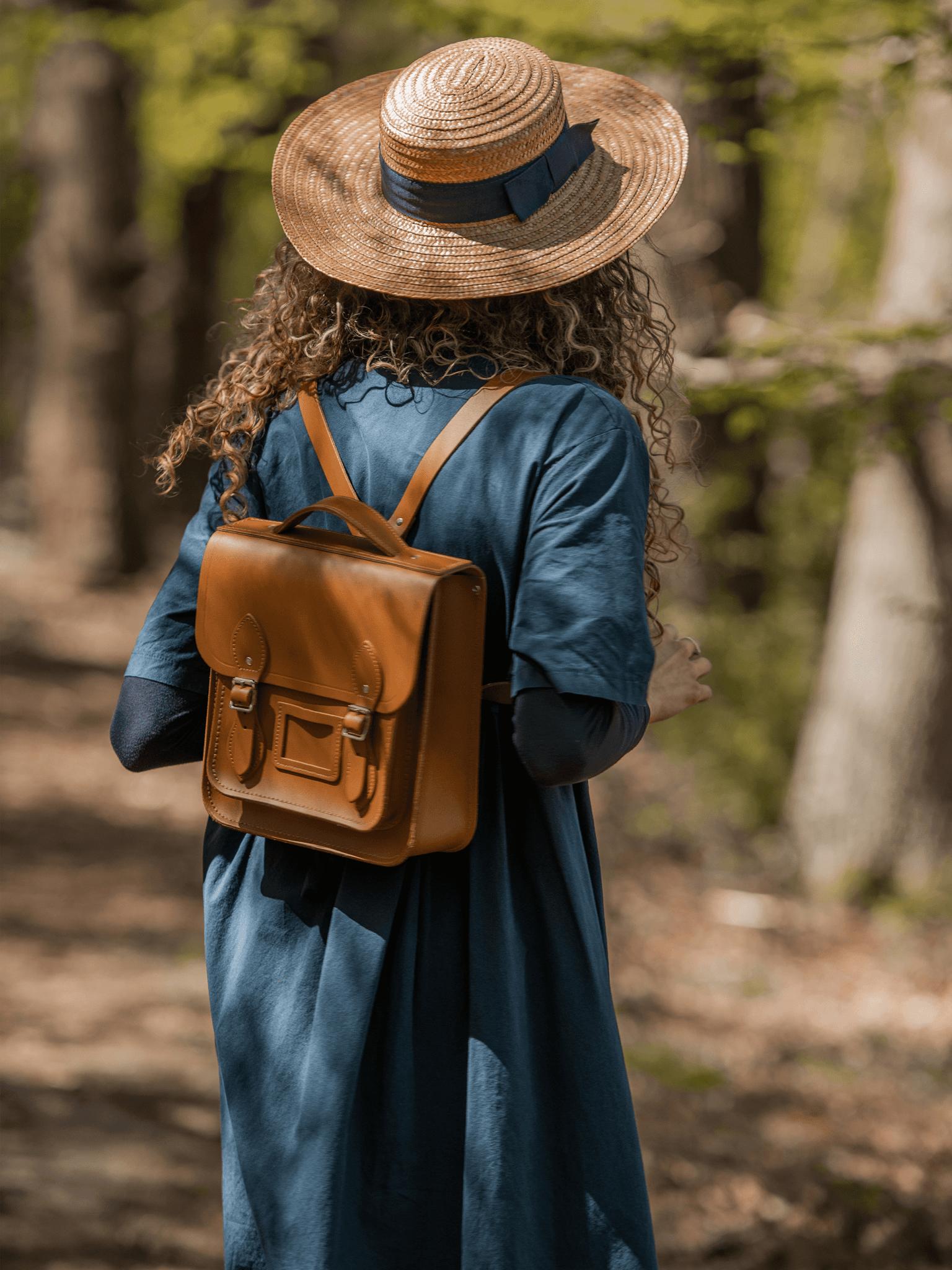 Cambridge Satchel Company The Small Portrait Backpack in Brown