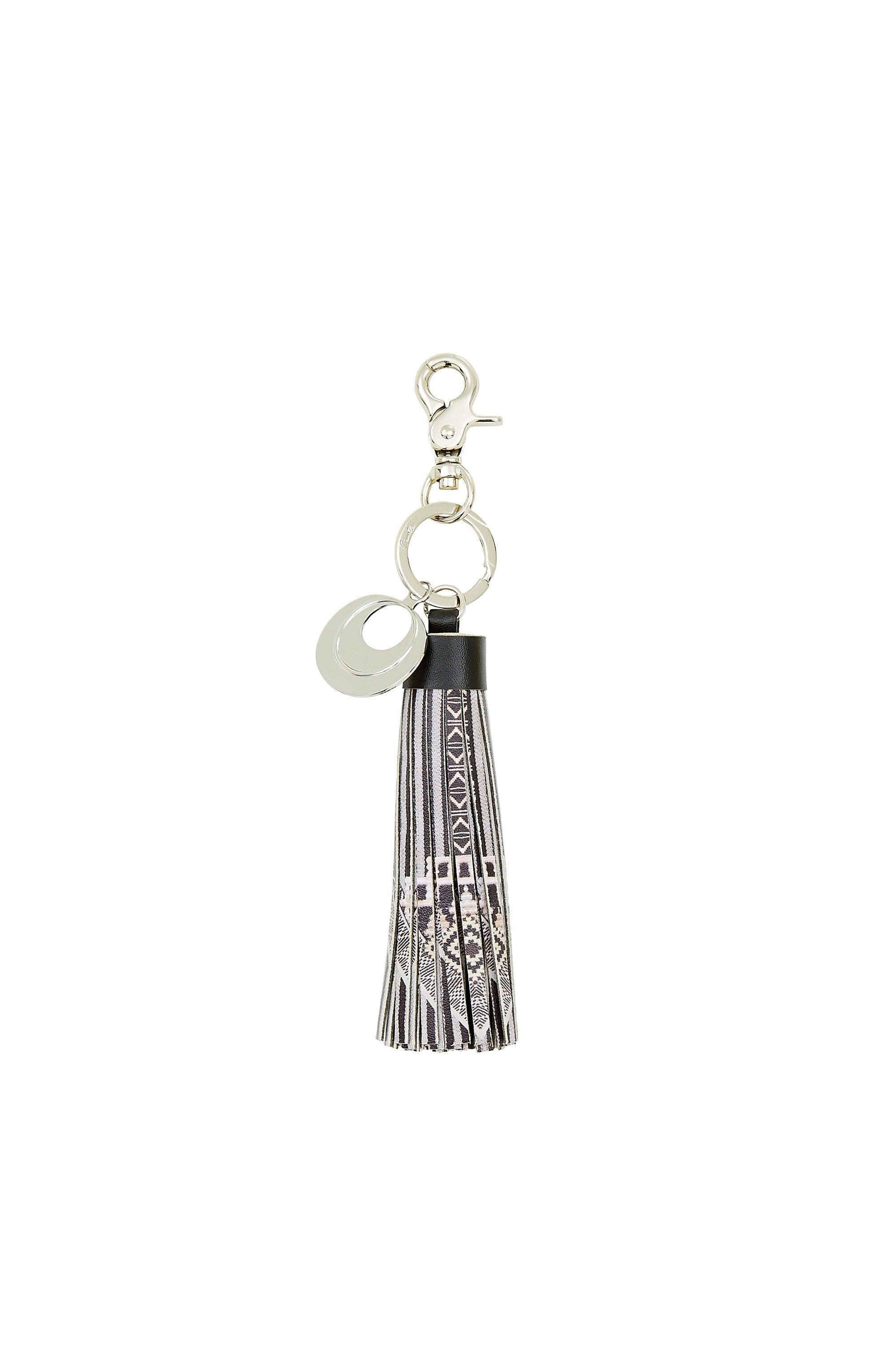 Camilla Short Leather Tassel Key Ring Theory Lyst
