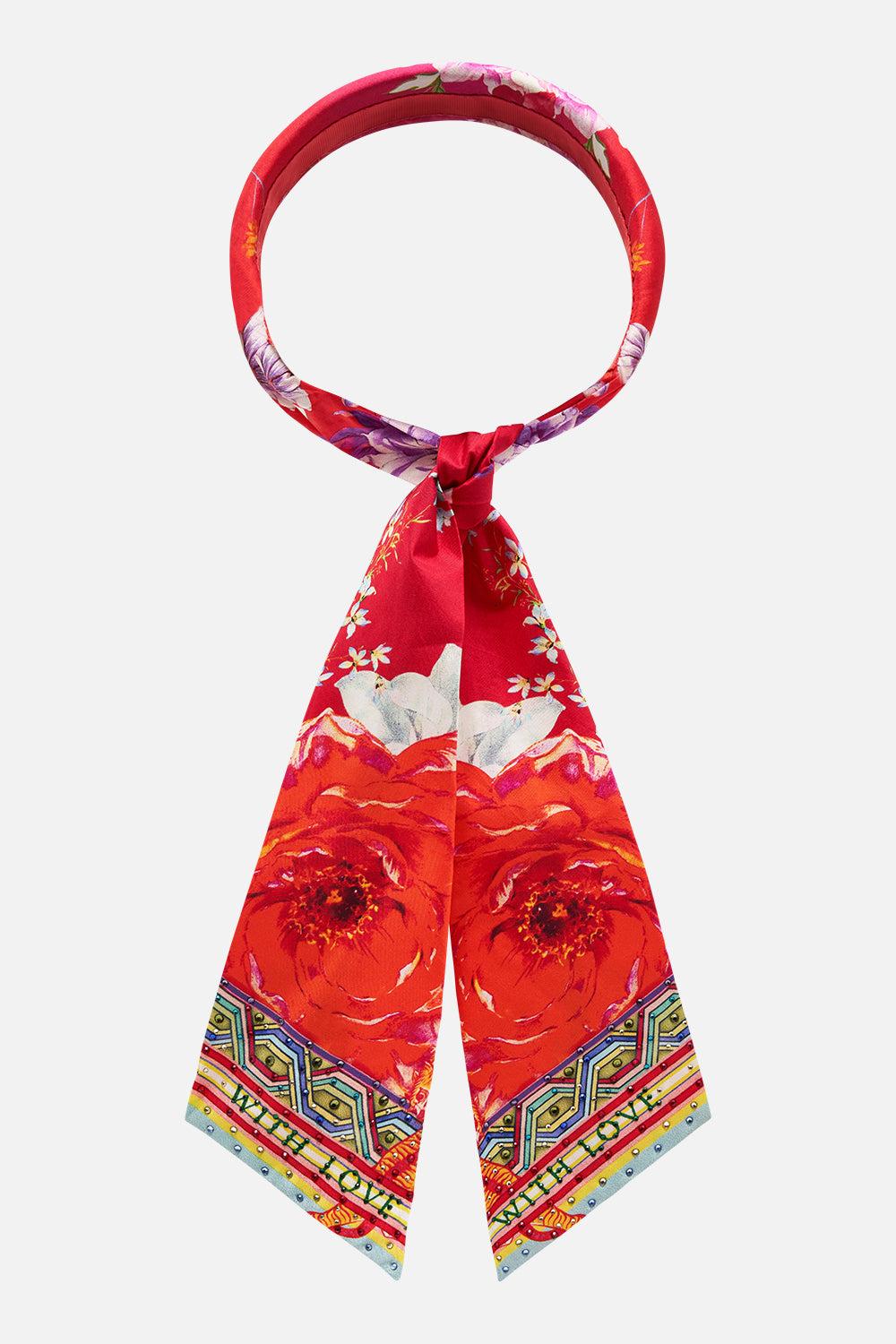 Camilla Scarf Headband Kiss And Tell in Red | Lyst