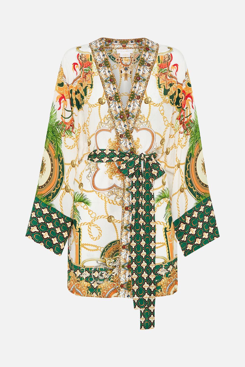 Camilla Short Kimono Wrap My Sweet Devotion in Yellow | Lyst