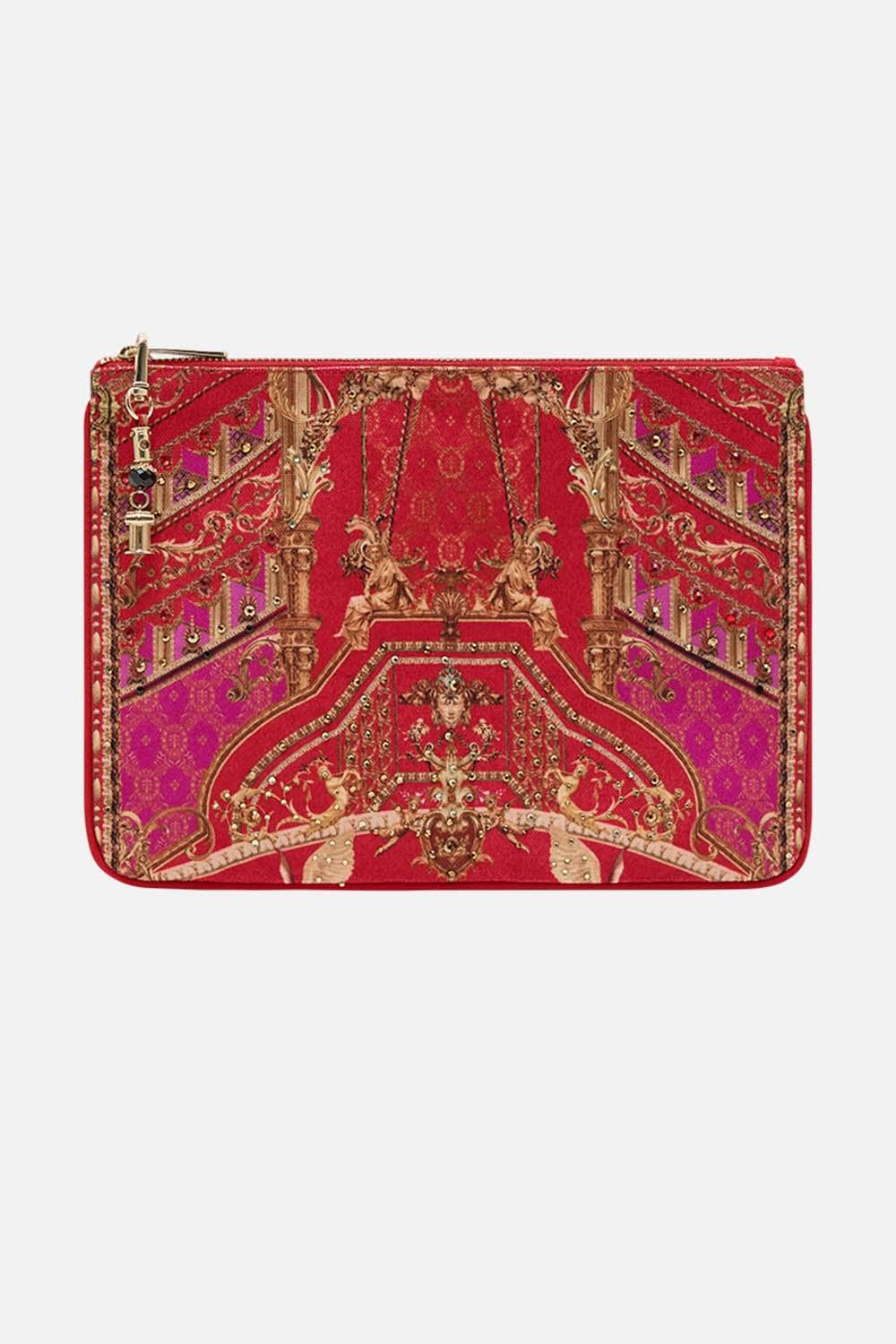 Camilla Small Canvas Clutch Sweet Soprano in Red Lyst