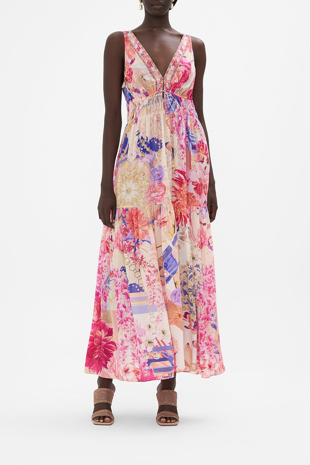 camilla halter neck dress