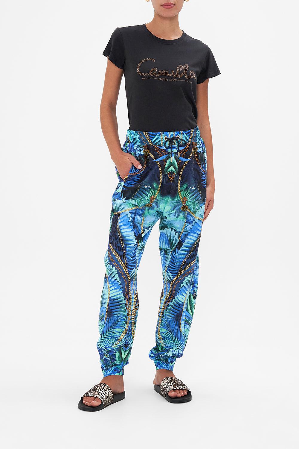 Camilla Sweat Pants With Contrast Stripe Song Of The Jungle in