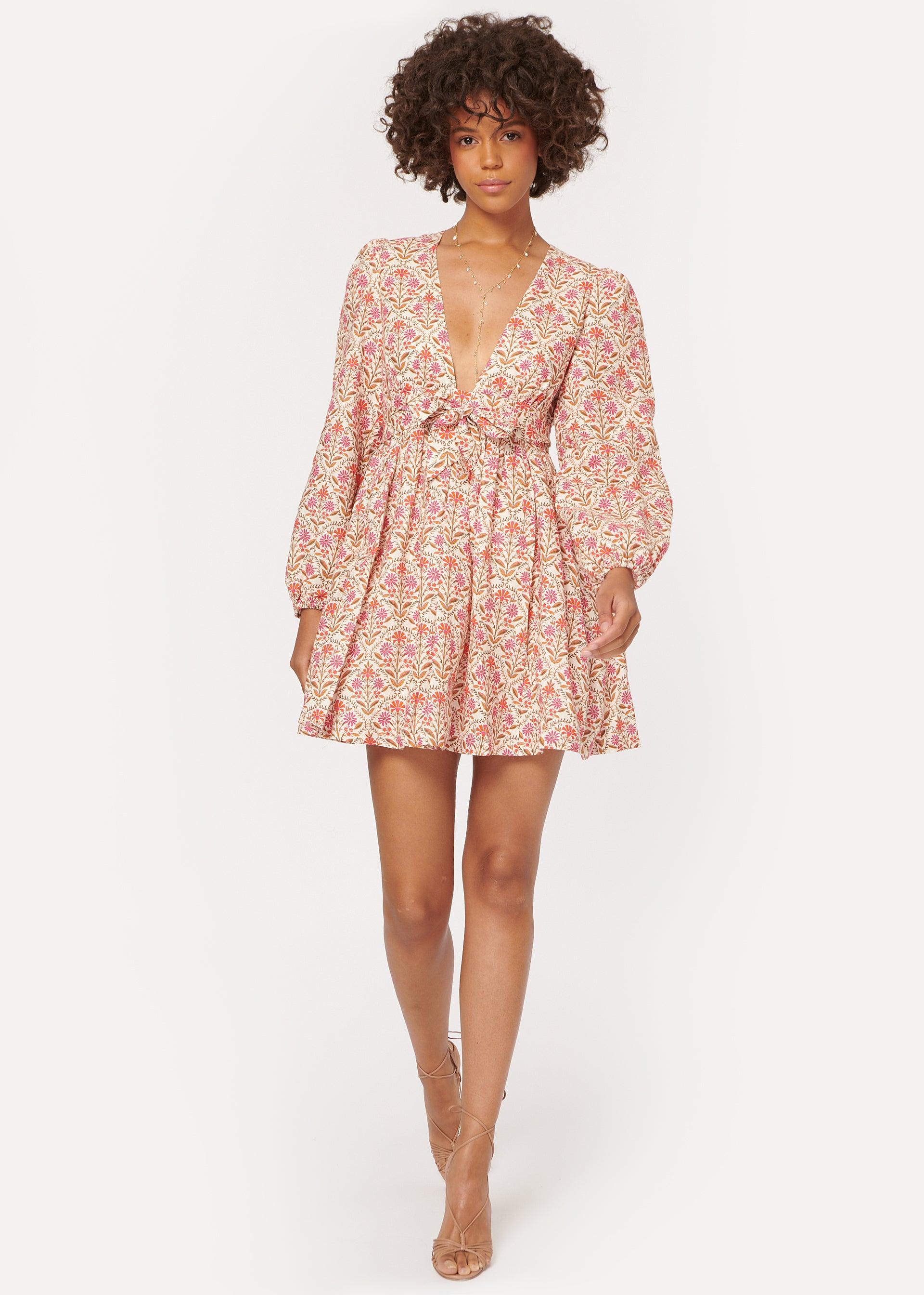 Cami NYC Linen Meri Dress in Pink | Lyst