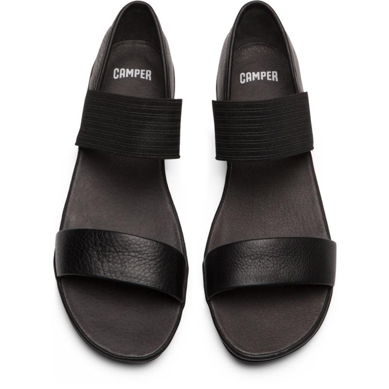 Camper Leather Sandals Women Right in Black - Save 76% - Lyst