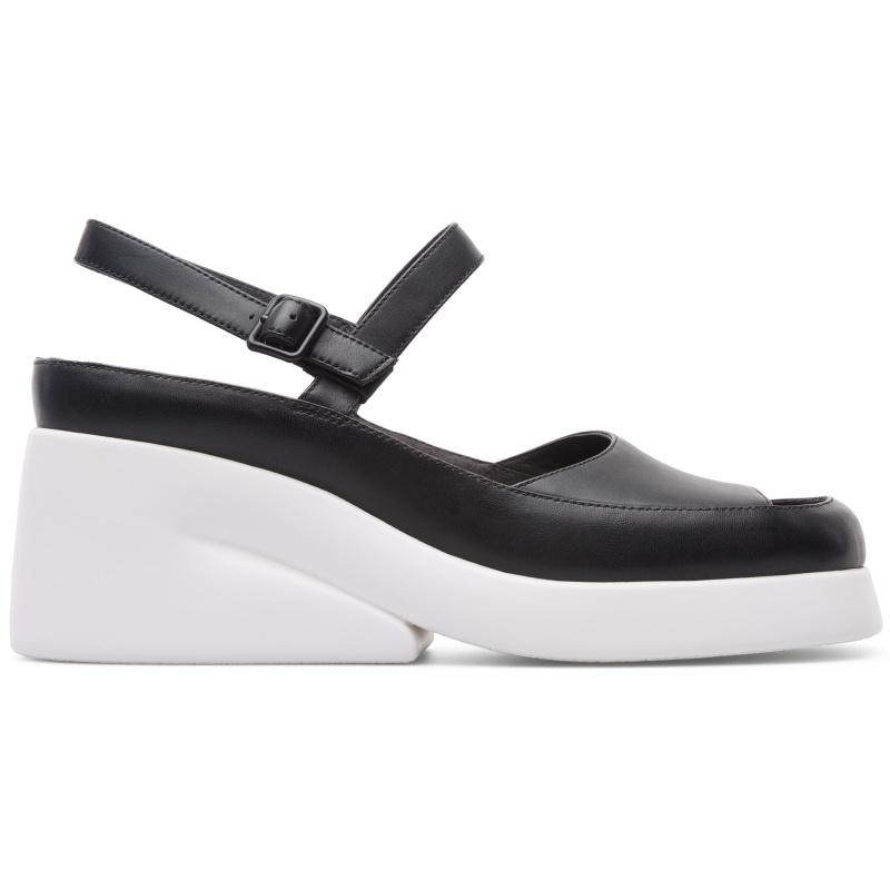 Camper Leather Kaah Sandals in Black - Save 20% - Lyst