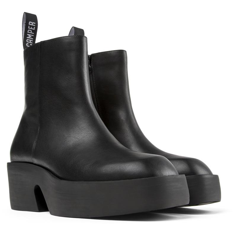 Camper Ankle Boots in Black Lyst