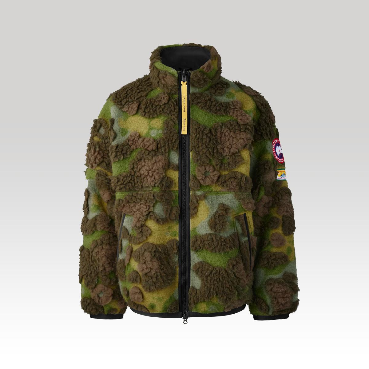 Canada Goose Reversible Fleece Jacket For Kidsuper in Green for