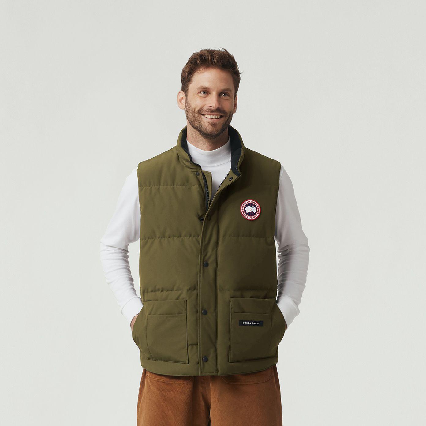 Canada Goose Freestyle Crew Vest in Green for Men | Lyst