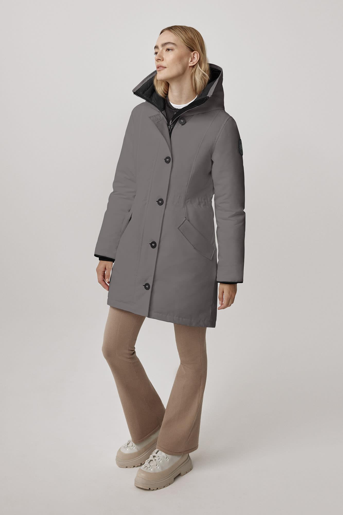 Canada Goose Rossclair Parka Black Label in Gray | Lyst