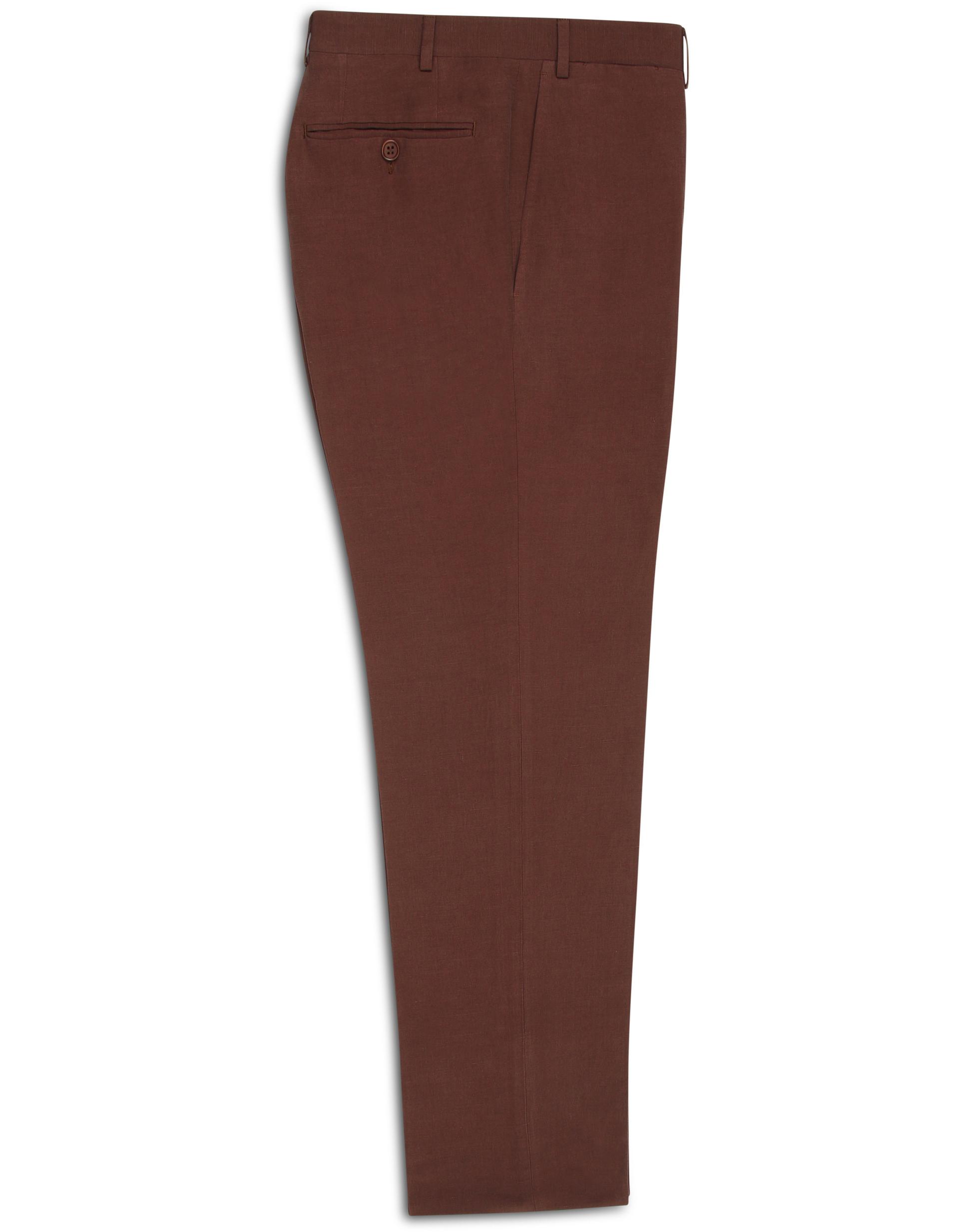 Canali Brown Linensilk Dress Pants for Men Lyst
