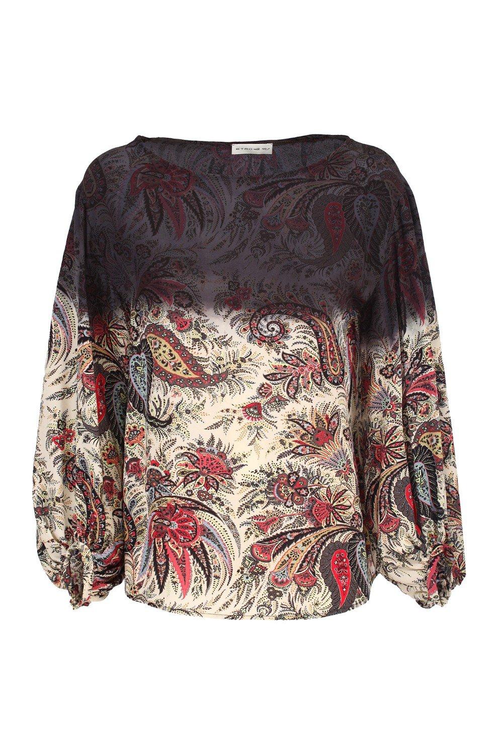 Etro Synthetic Blouse With Degradé Effect Paisley Print - Lyst