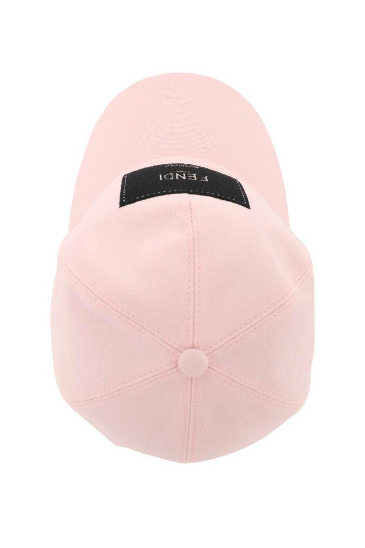 Fendi Cotton Baseball Hat With Logo 