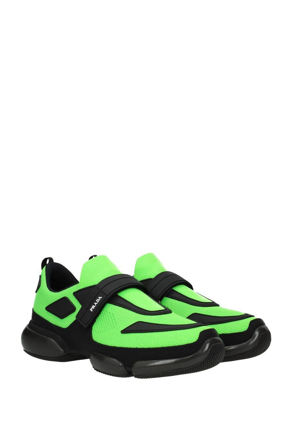Prada Cloudbust Sneakers in Green for Men | Lyst