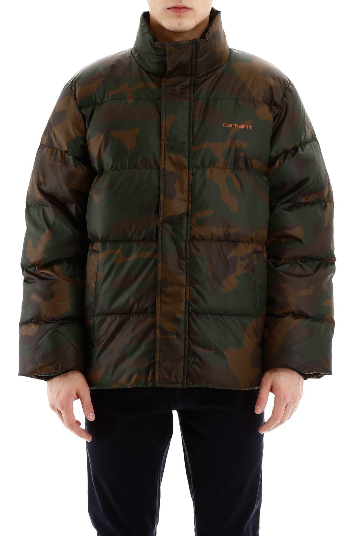 Carhartt Synthetic Camouflage Puffer Jacket for Men Lyst
