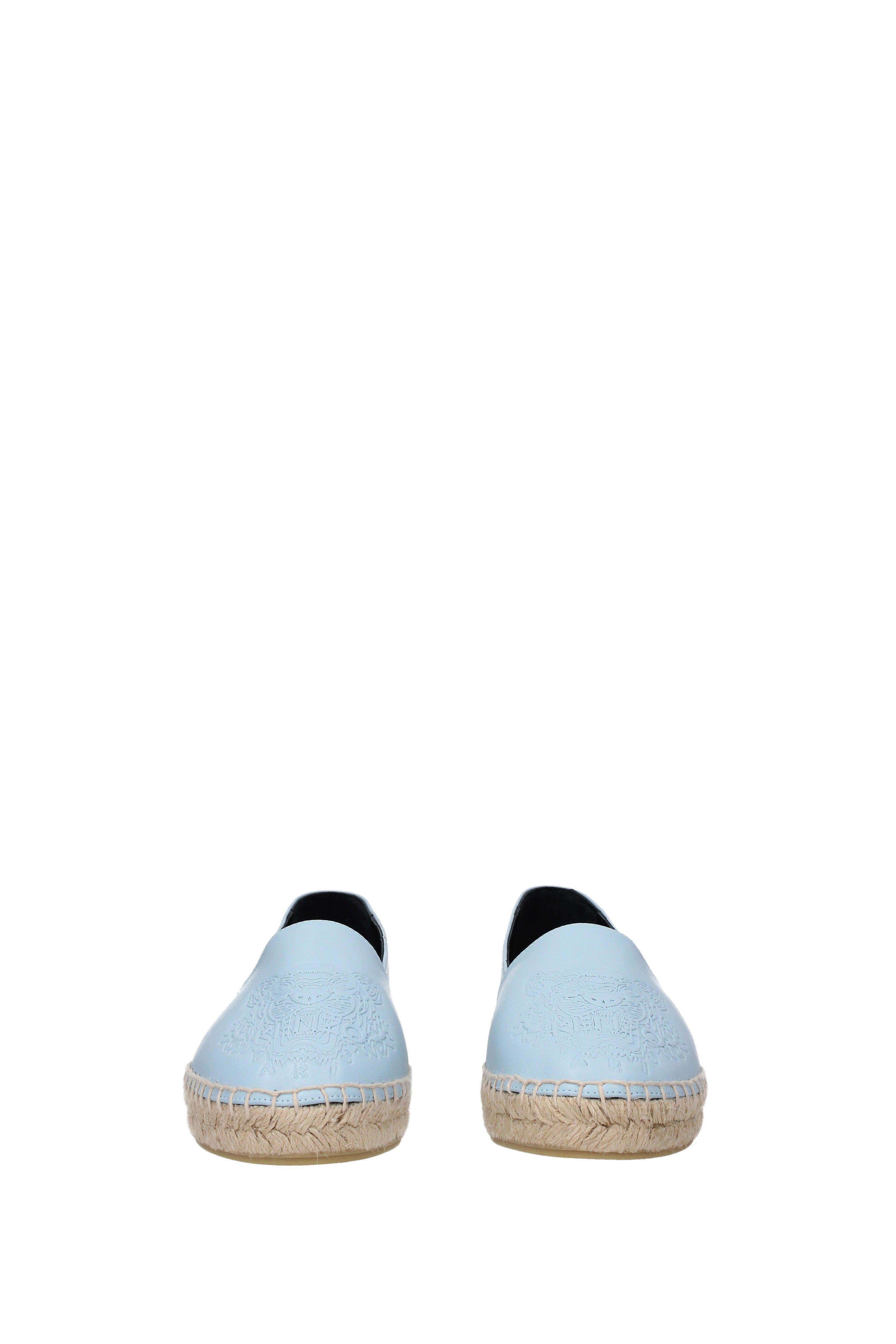 KENZO Leather Espadrilles Women Heavenly Lyst