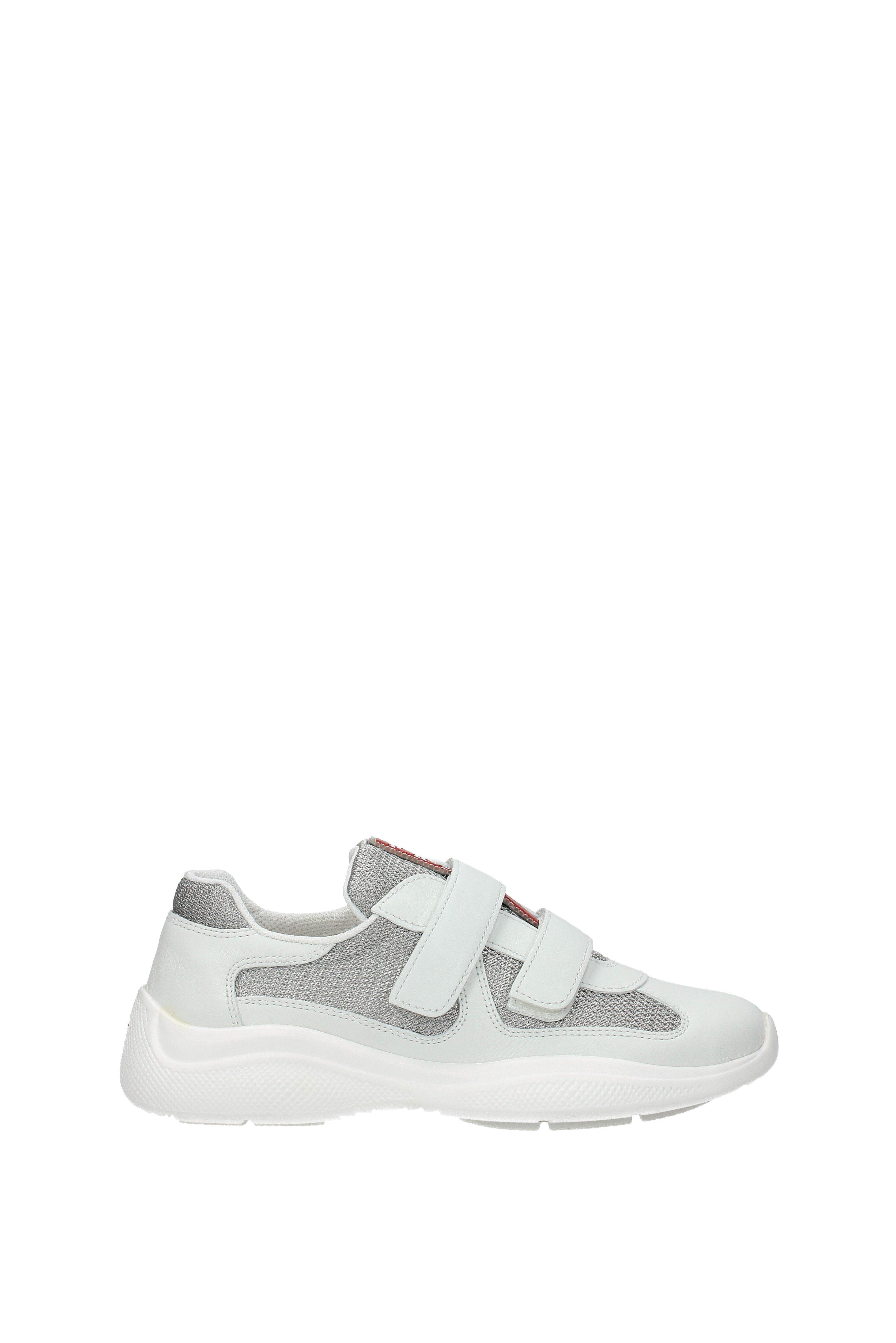 prada trainers womens white