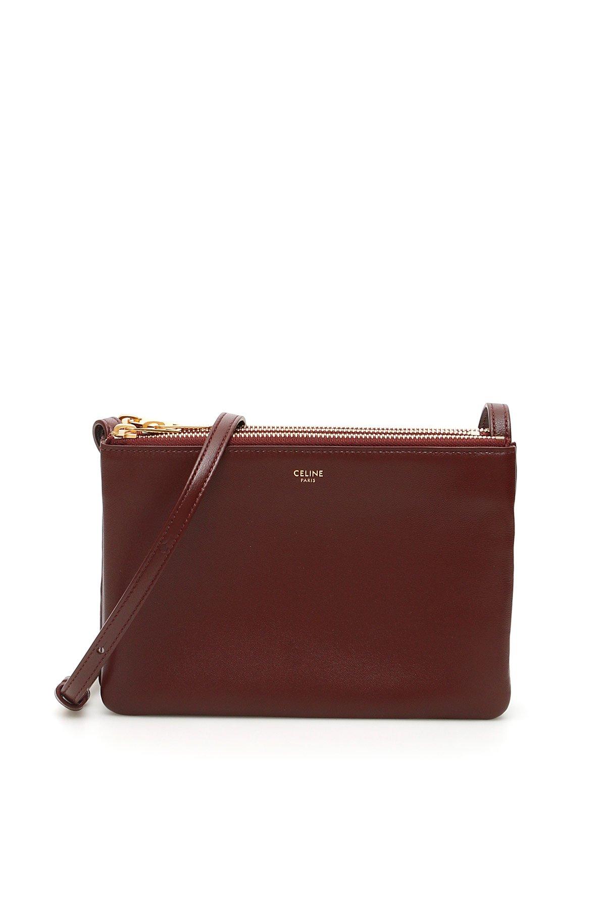 celine trio bolsa in smooth lambskin