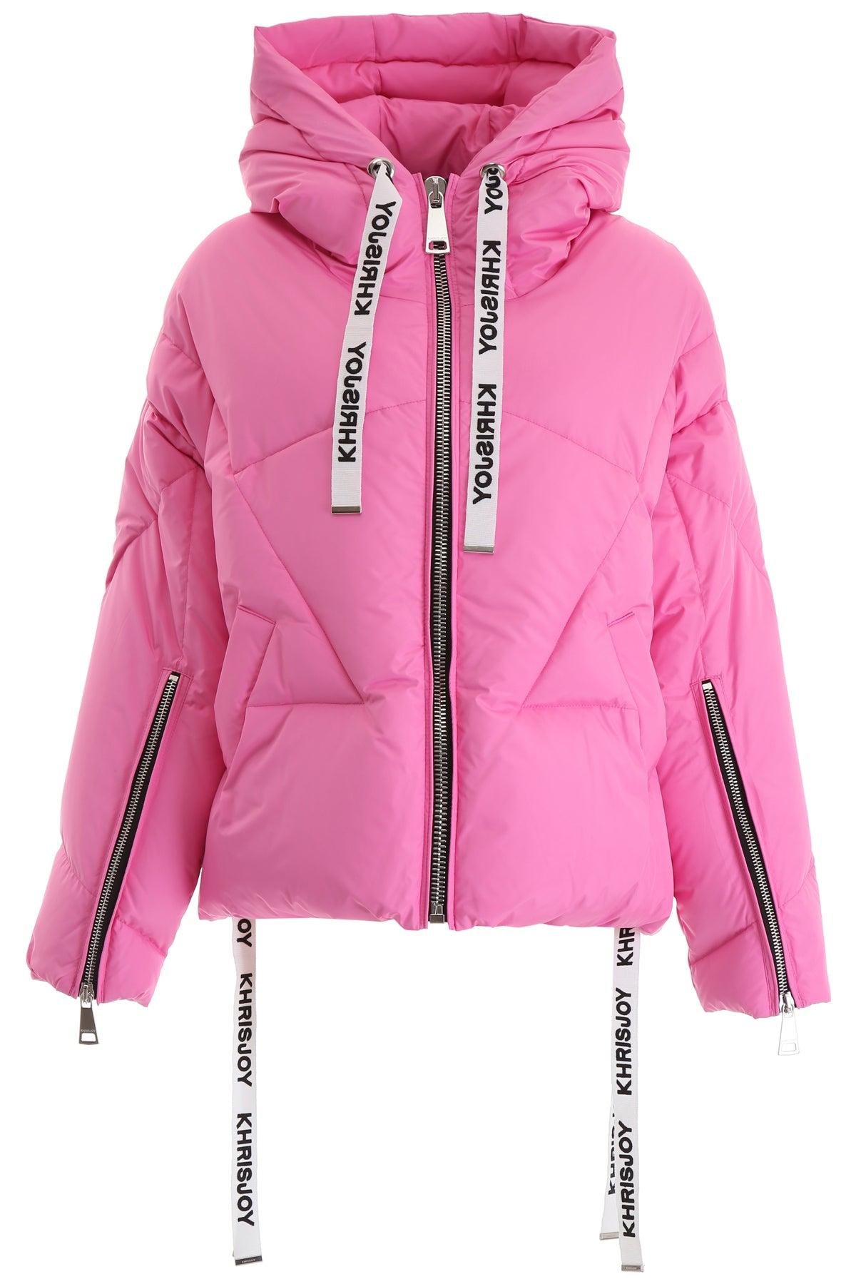 Khrisjoy Synthetic Khris Puffer Jacket in Red,Fuchsia (Pink) - Lyst