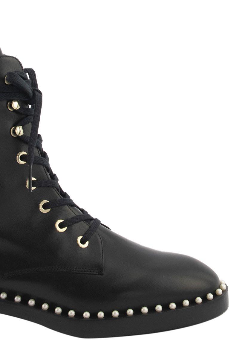 stuart weitzman allie combat boots