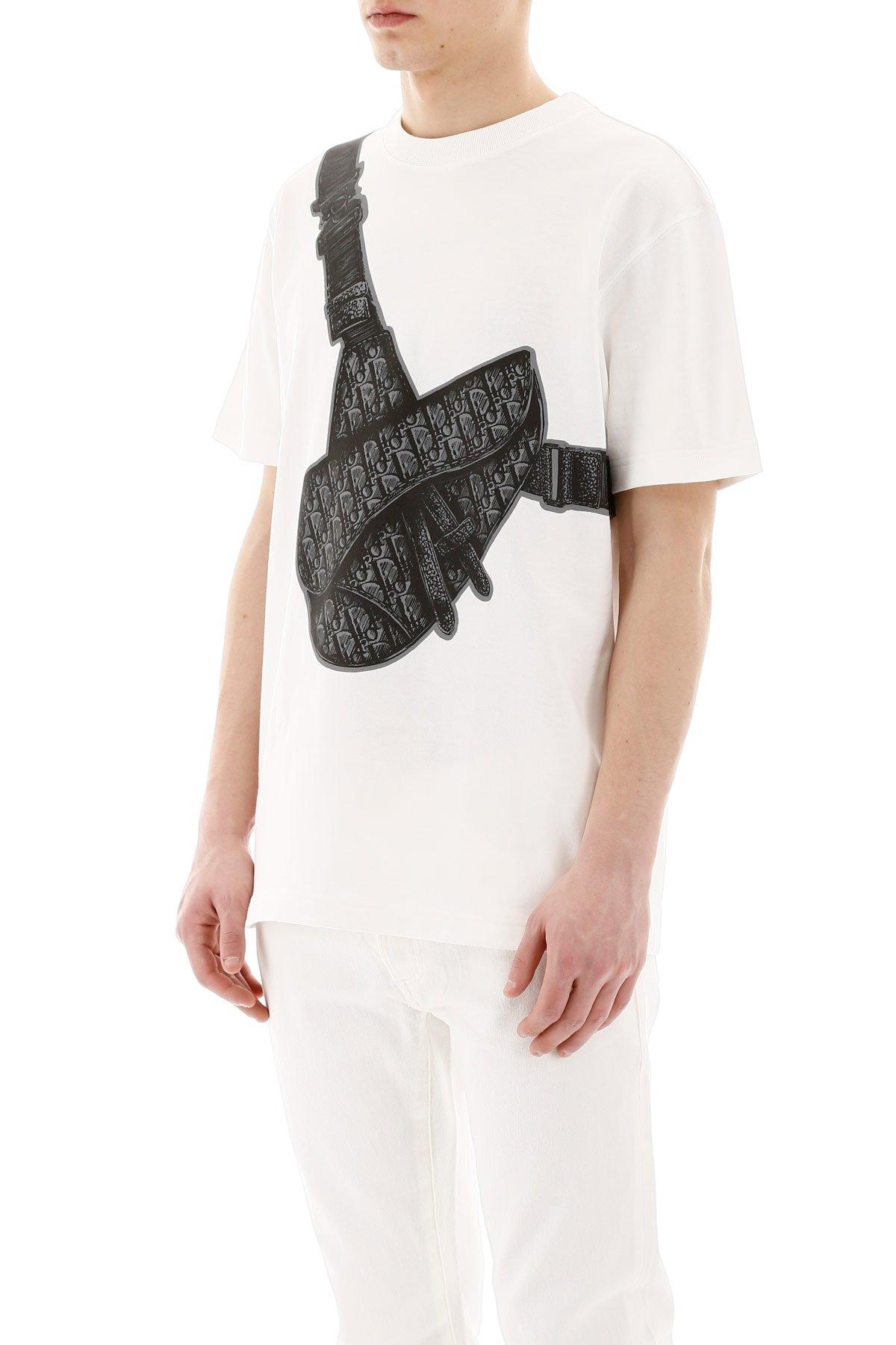 dior saddle bag print t shirt