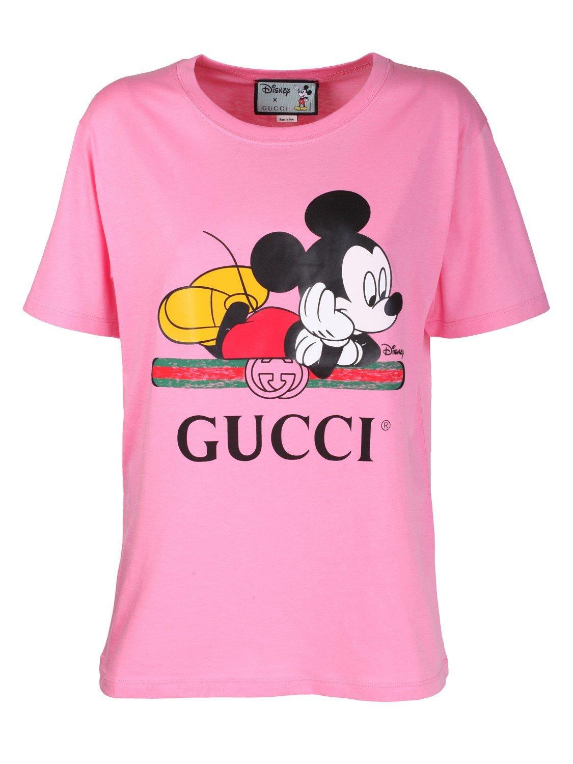 Gucci Cotton Disney X Oversized Tshirt choker in Pink Lyst