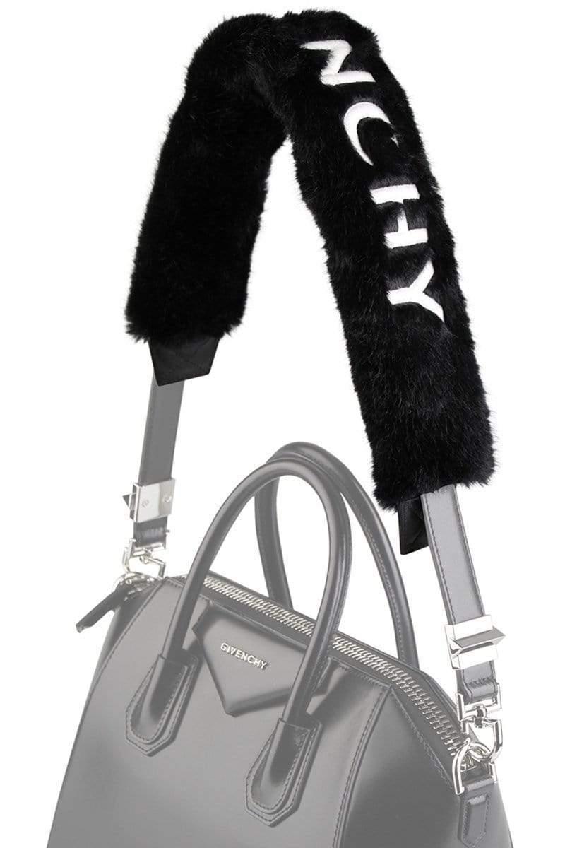 givenchy bag with fur strap